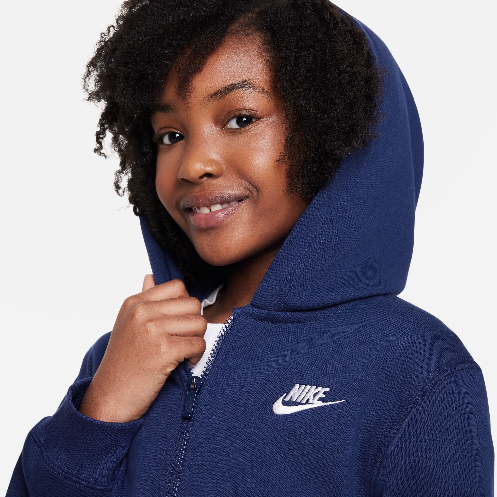 Nike Sportswear Trainingspak CLUB FLEECE BIG KIDS' FULL-ZIP TRACKSUIT