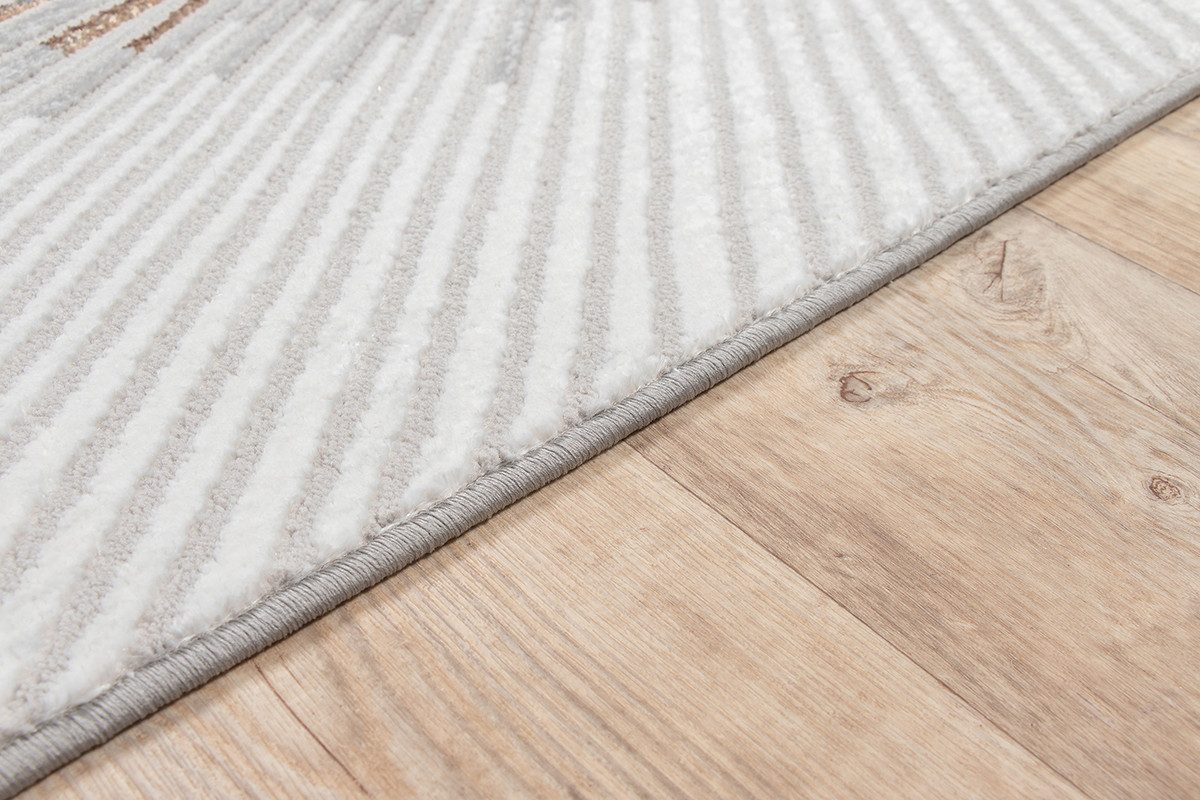 The carpet Vloerkleed Mila moderne woonkamer tapijt met elegant glanzende pool