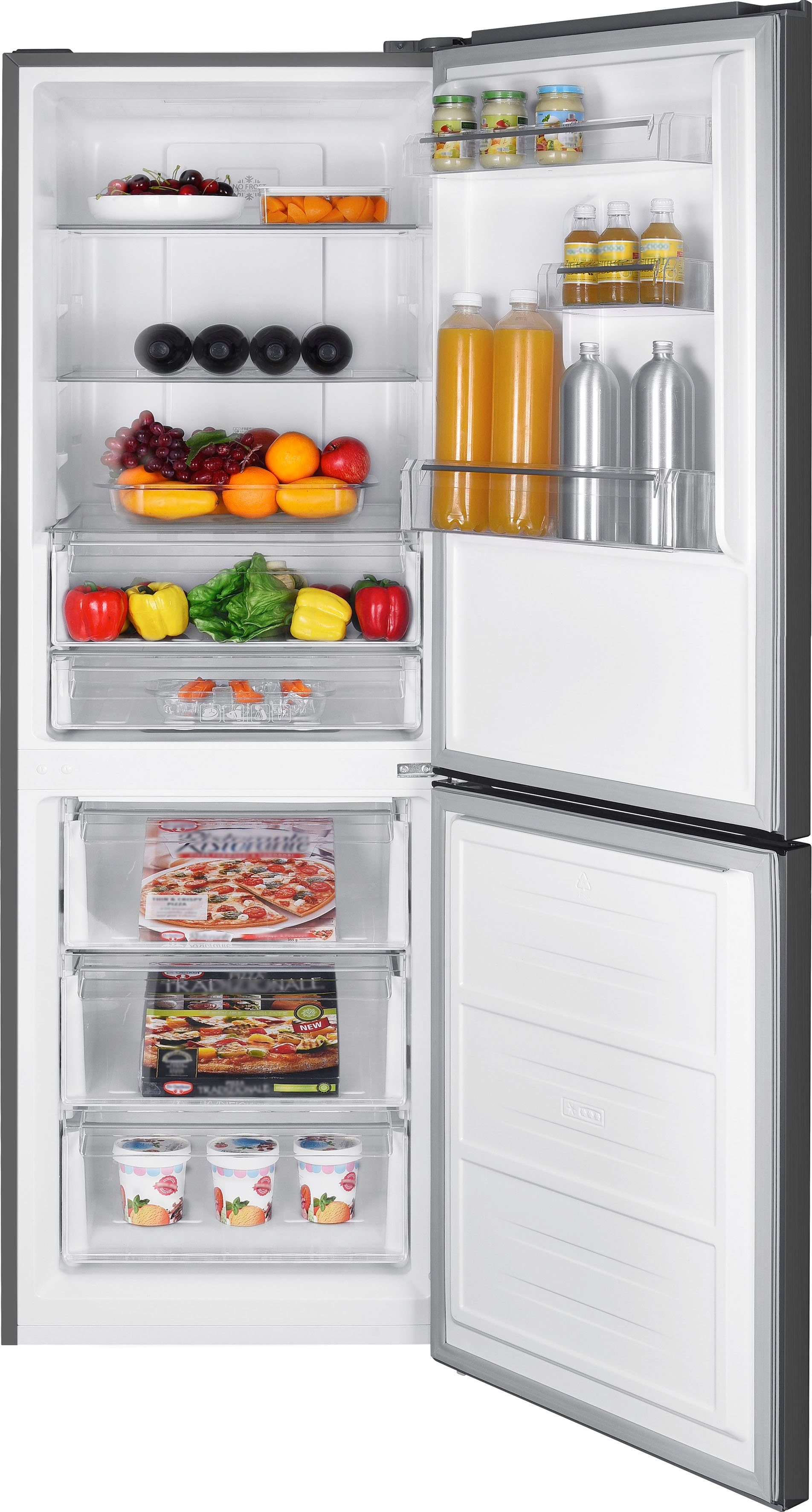 Hanseatic Koel-vriescombinatie HKGK18560CNFWDI NoFrost, Waterdispenser (1 stuk)