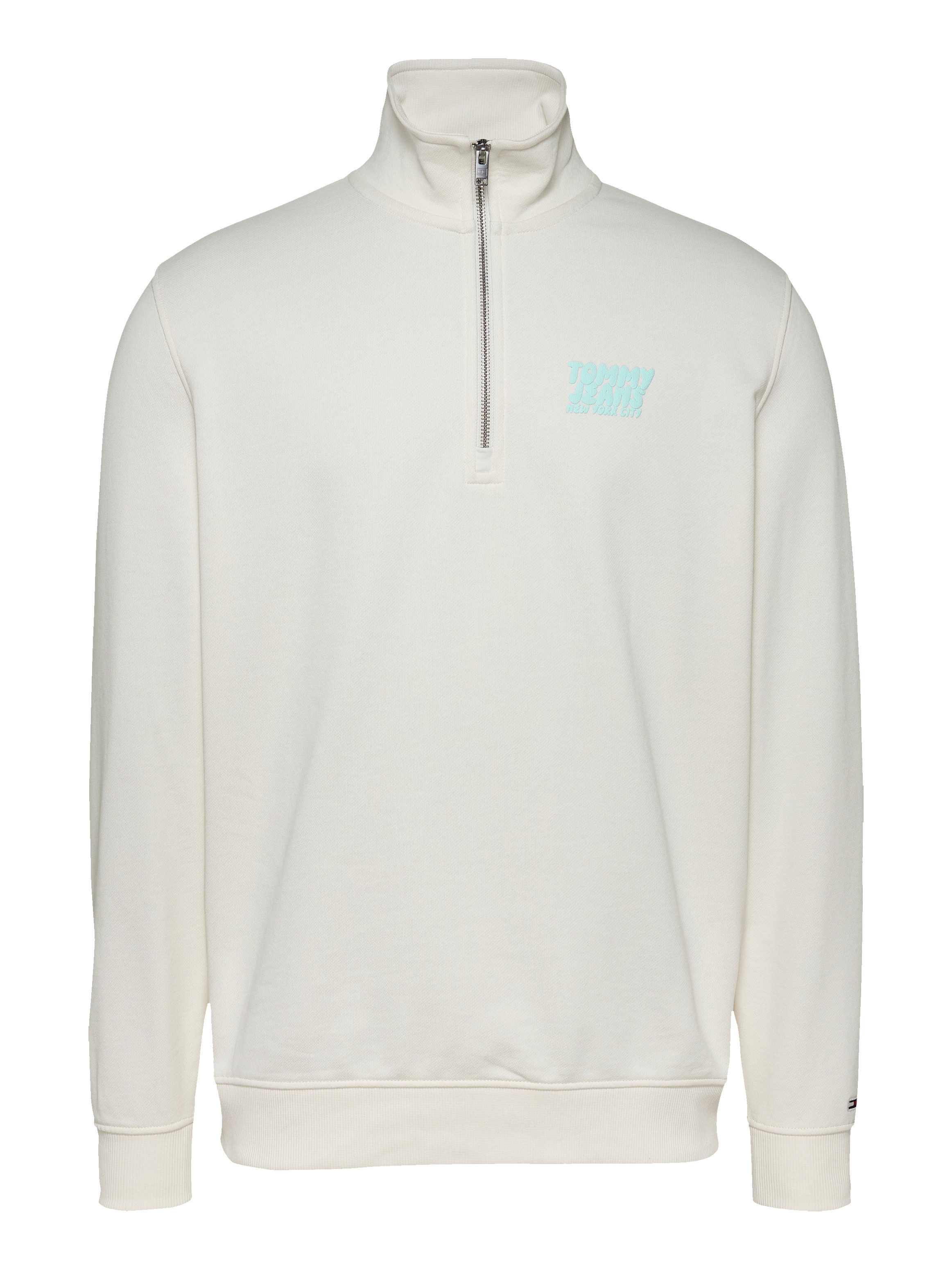 TOMMY JEANS Sweatshirt TJM REG BUBBLE QRTR ZIP FRNT/BCK