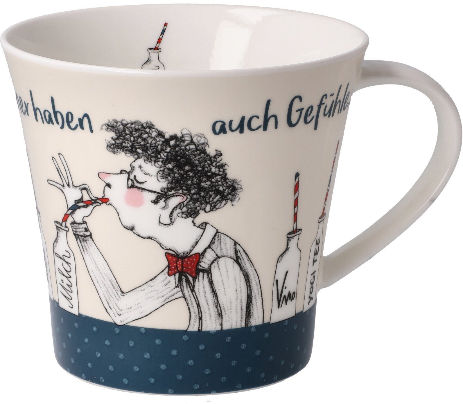 Goebel Kopje Barbara Freundlieb Koffie-/theemok, Barbara Freundlieb - "Mannen hebben gevoelens"