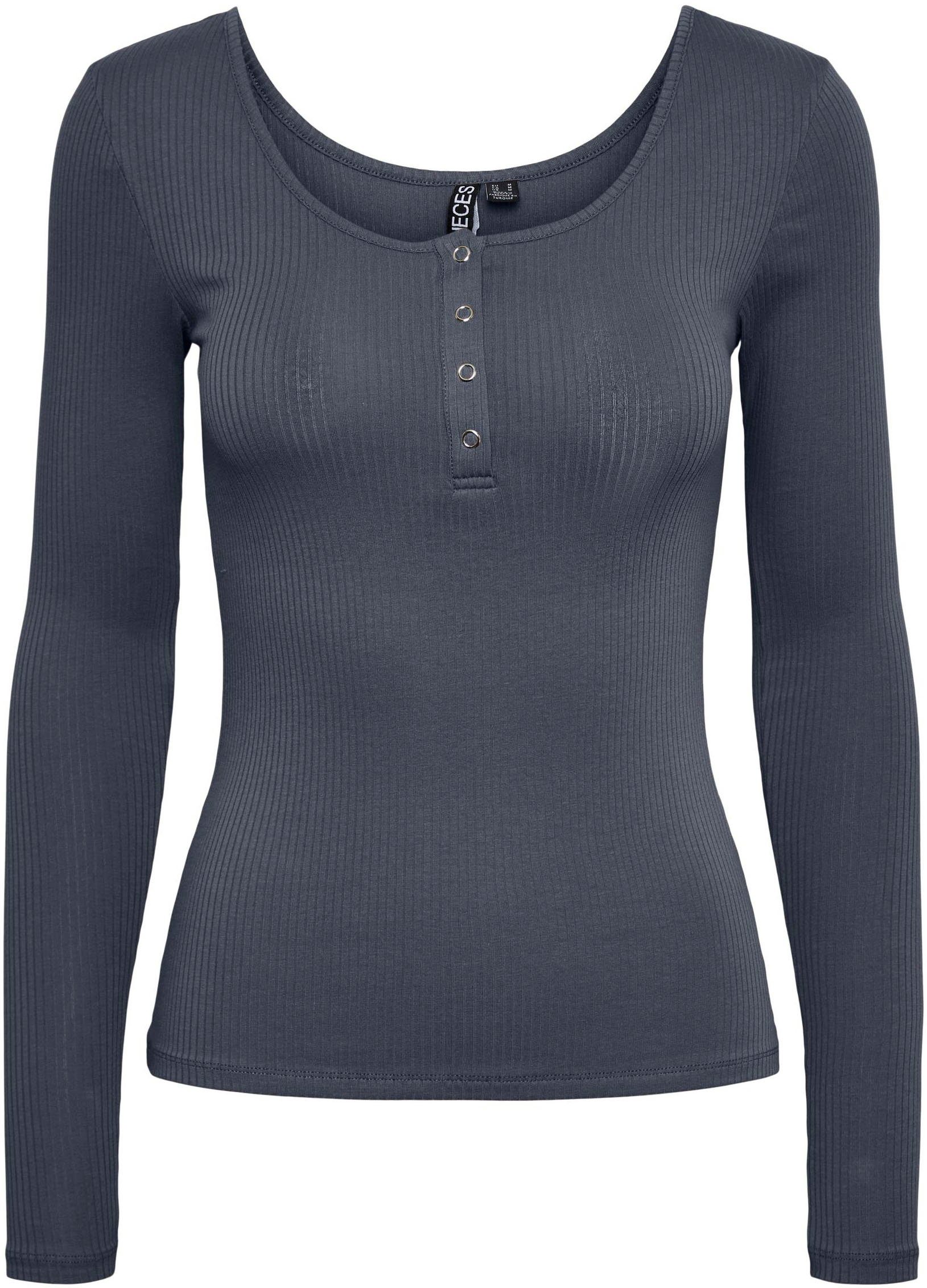 pieces Shirt met lange mouwen PCKITTE LS TOP NOOS BC