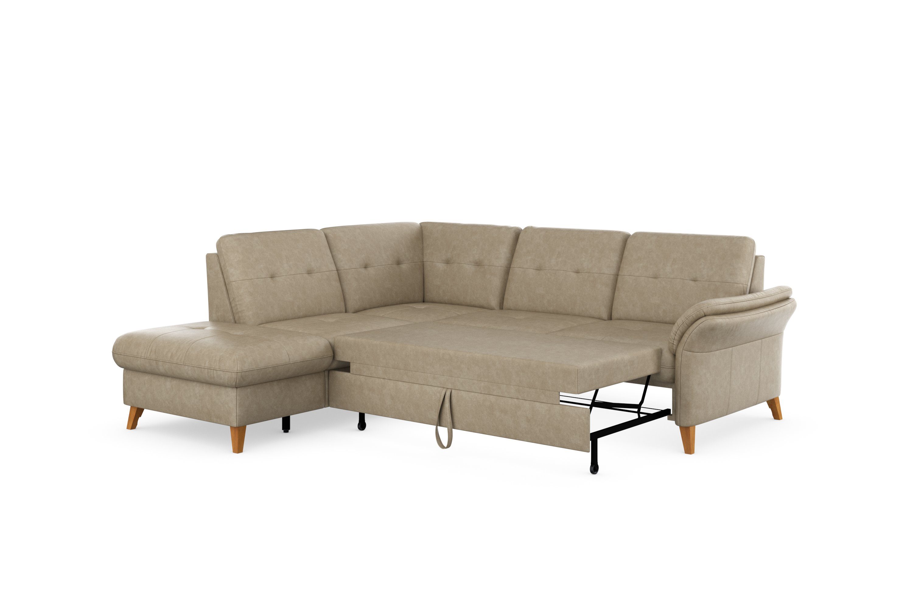 sit&more Hoekbank Göteborg inclusief zitdiepteverstelling, optioneel met bedfunctie & bedlade