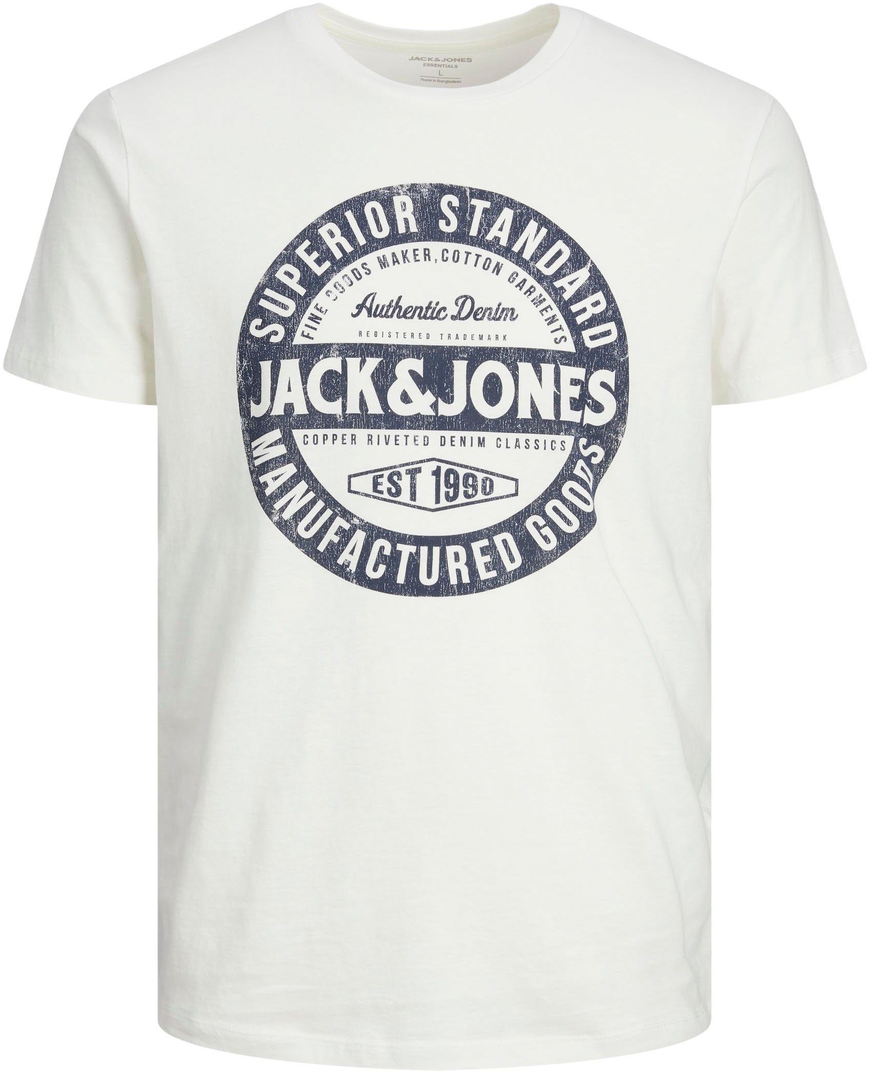 Jack & Jones Shirt met ronde hals JJEJEANS TEE SS O-NECK NOOS 23/24
