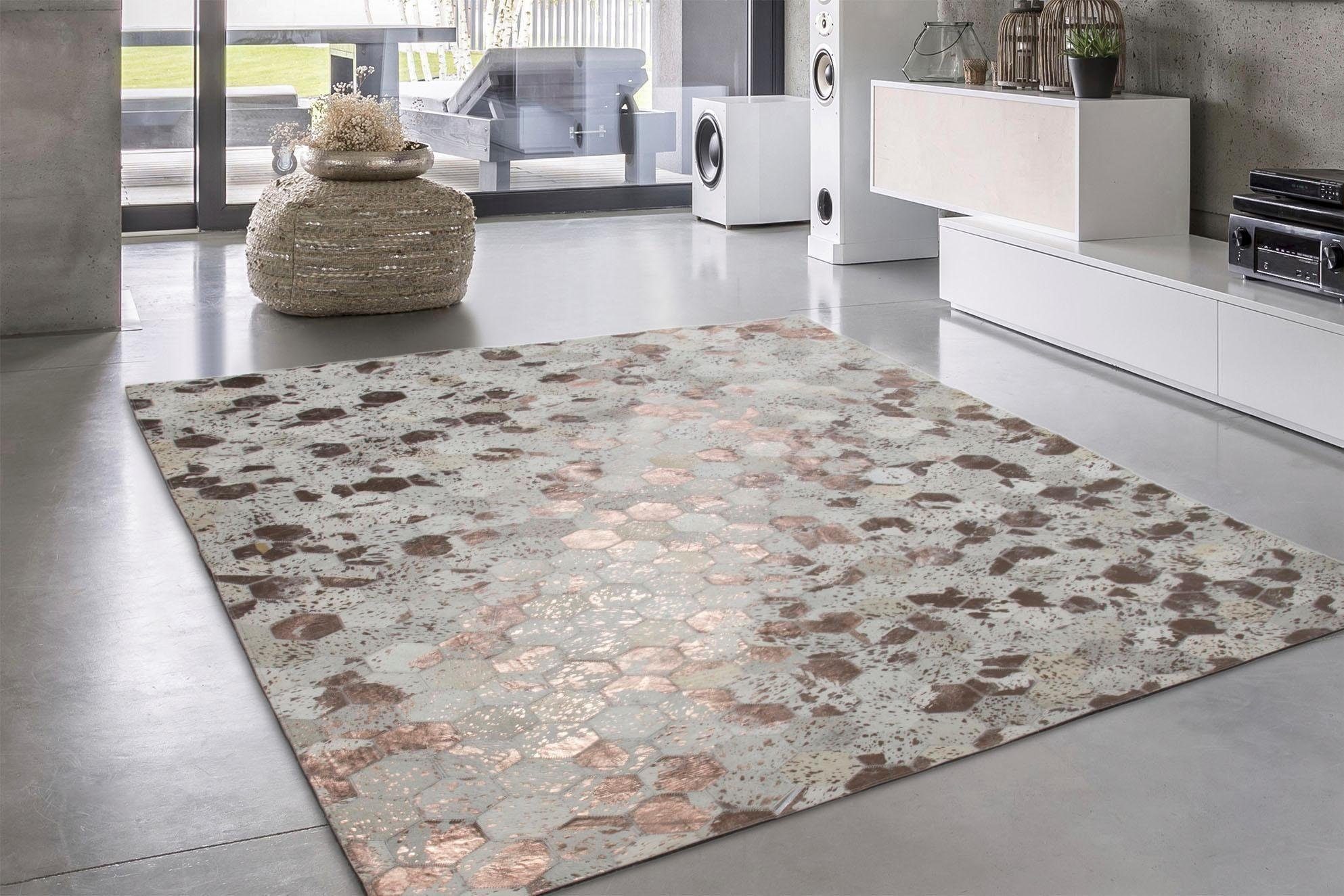 calo-deluxe Vachtvloerkleed Scarllet 210 echte runderhuid, woonkamer
