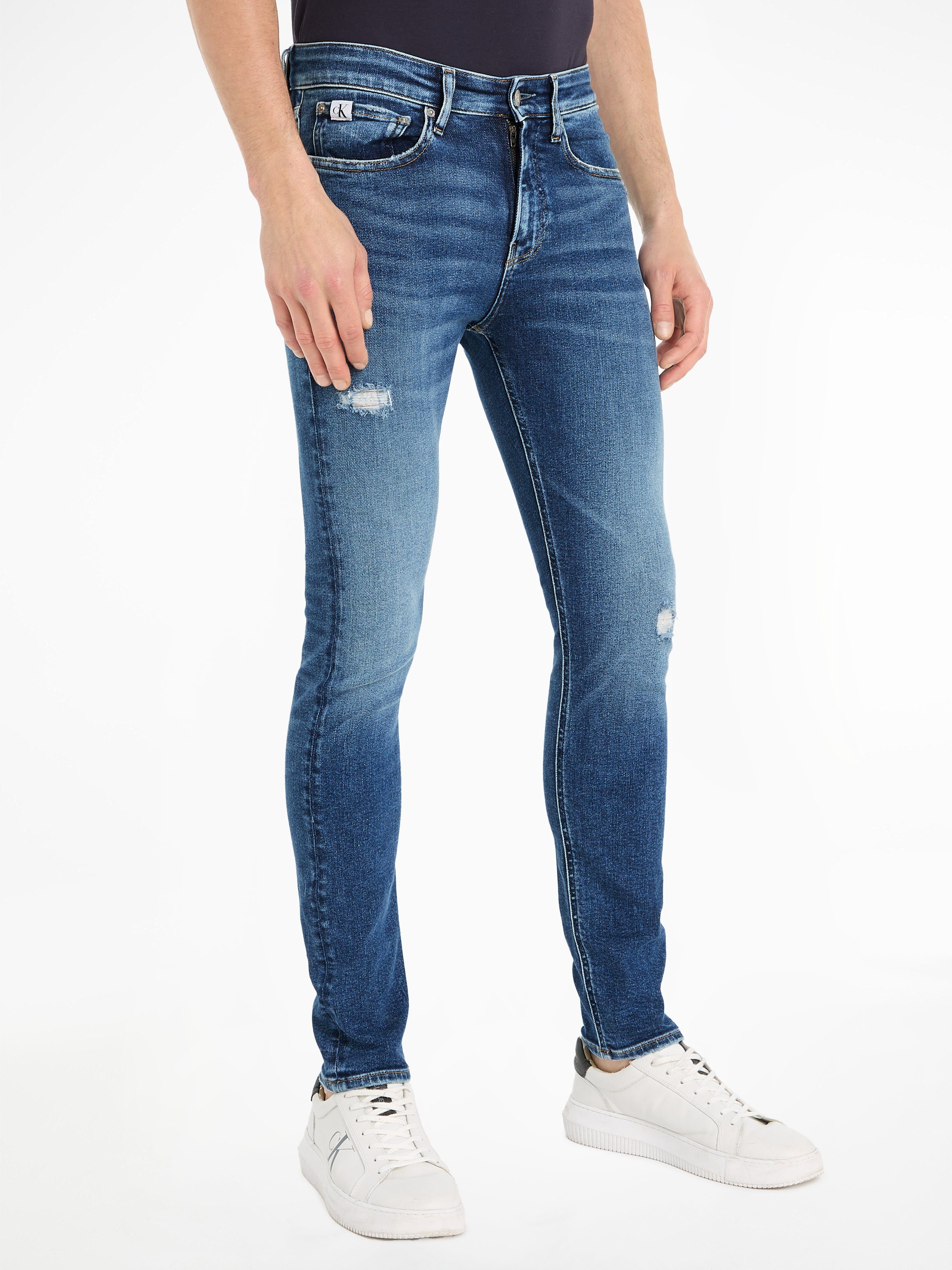 Calvin Klein Jeans Heren Skinny Jeans Blue Heren