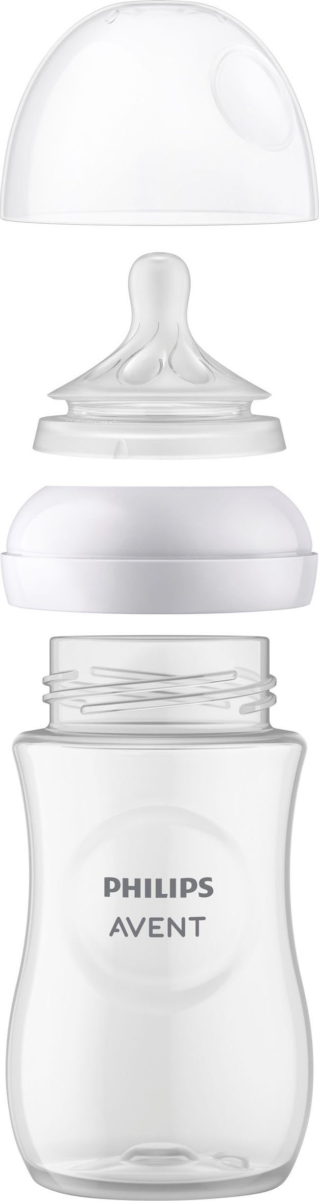 Philips AVENT Flesspeen Natural Response SCY966/02 2 stuks met anti-koliek ventiel, vanaf 6 maanden