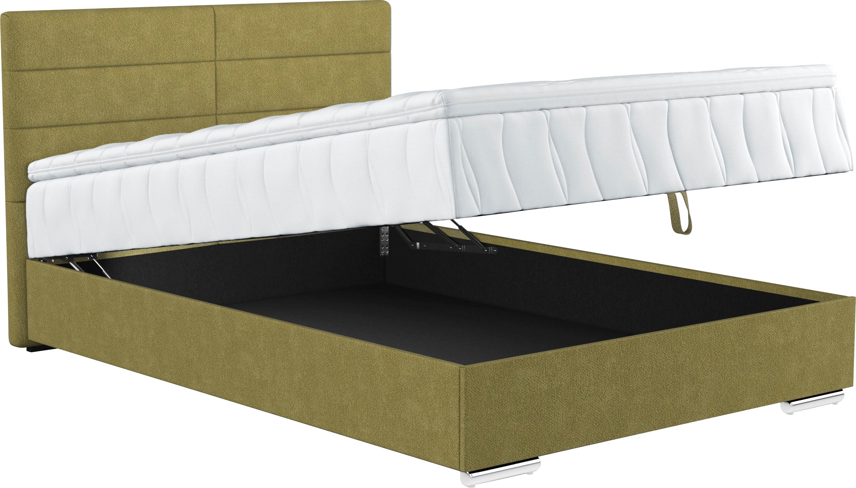 COTTA Boxspring Tom met bedkist, topmatras en sierkussen