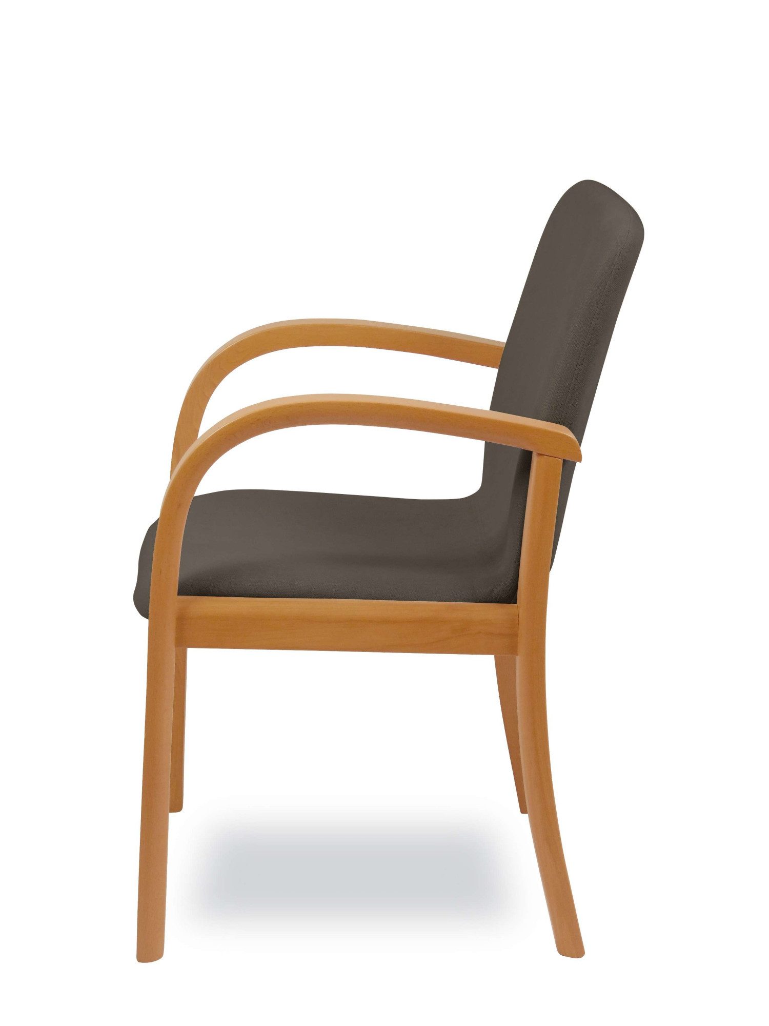 Home affaire Eetkamerstoel LINA707 Extra-comfort, vlekbestendig weefsel, massief hout (1 stuk)