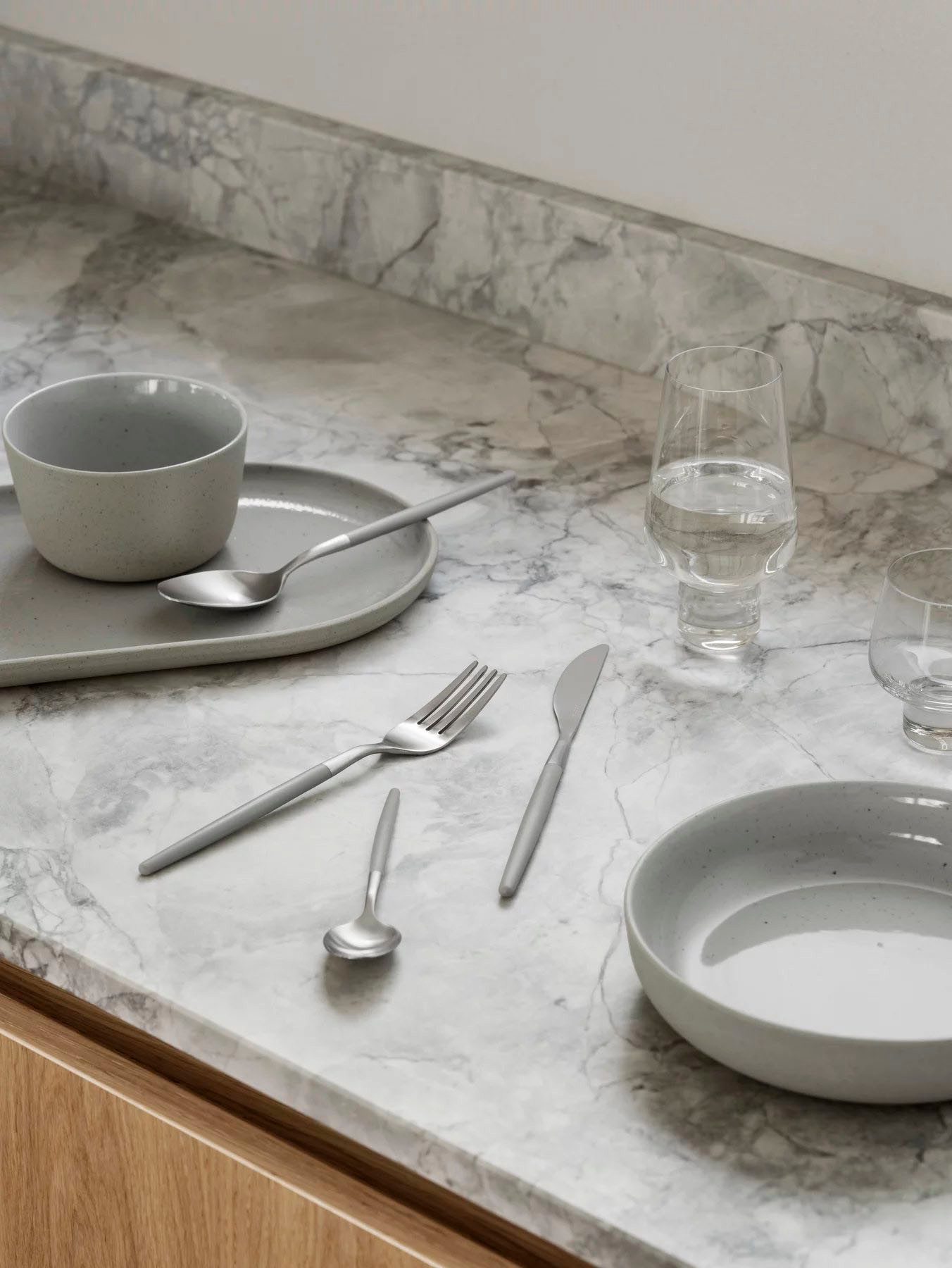 BLOMUS Bestekset Maxime mat, geborsteld, handgrepen met kunststof coating (16-delig)
