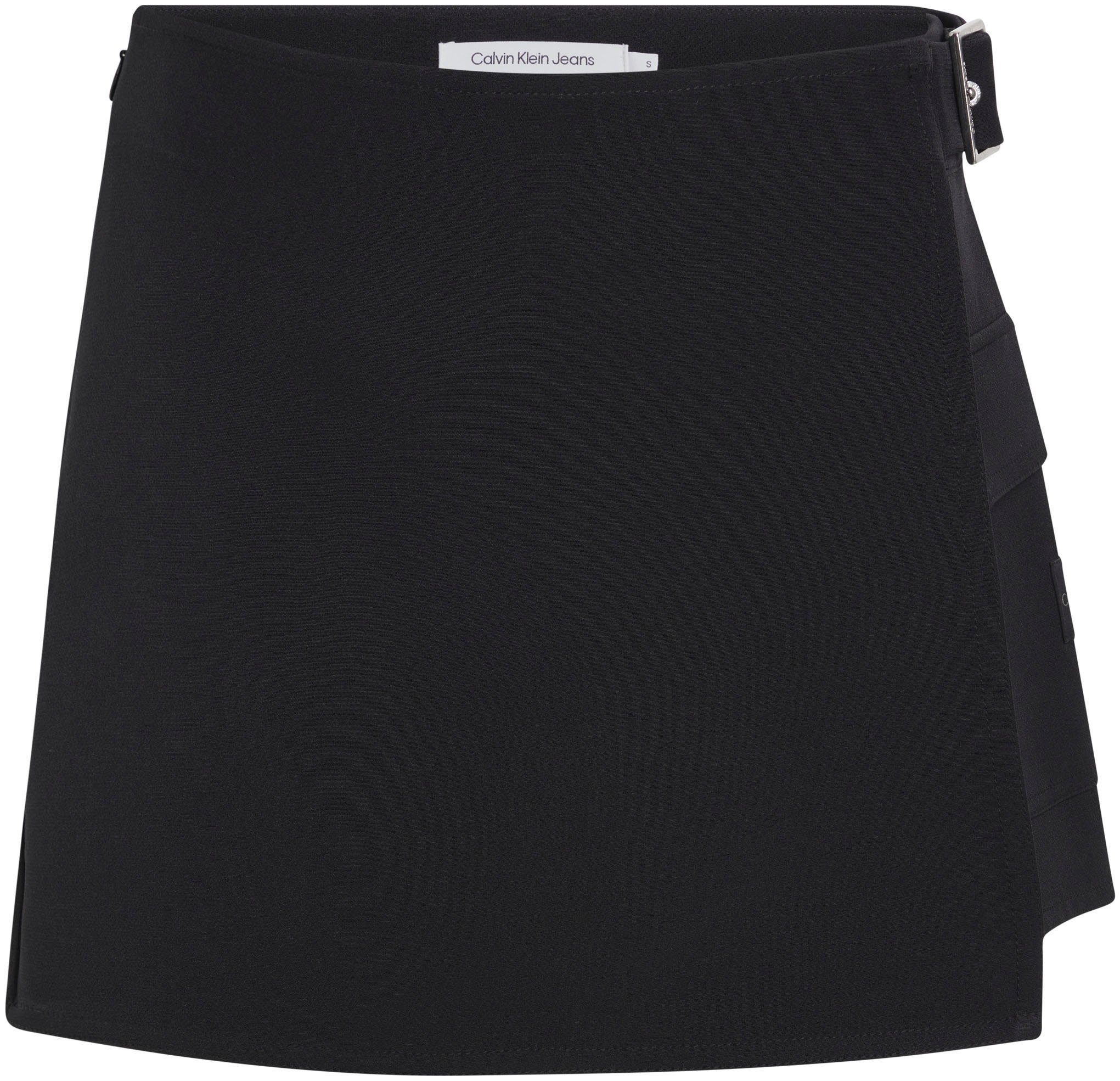 Calvin Klein Short BUCKLE WRAP MINI SKORT