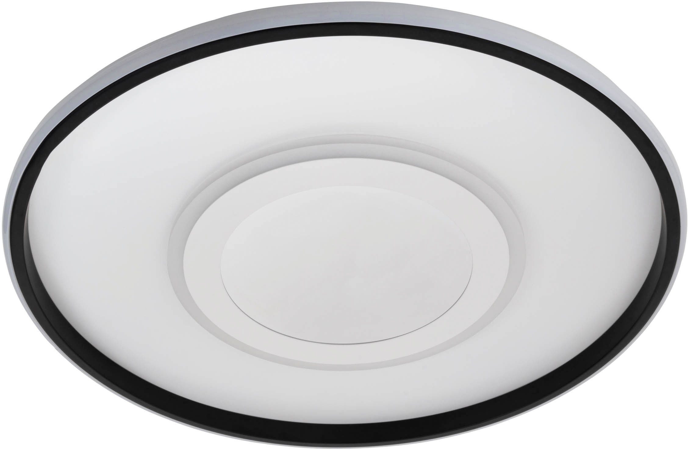 my home Led-plafondlamp Mona plafondlamp met Infinity 3D effect D: 50 cm, dimbaar, incl. geheugen, CCT, afstandsbediening, 40W, Tunnel Mirror (1 stuk)