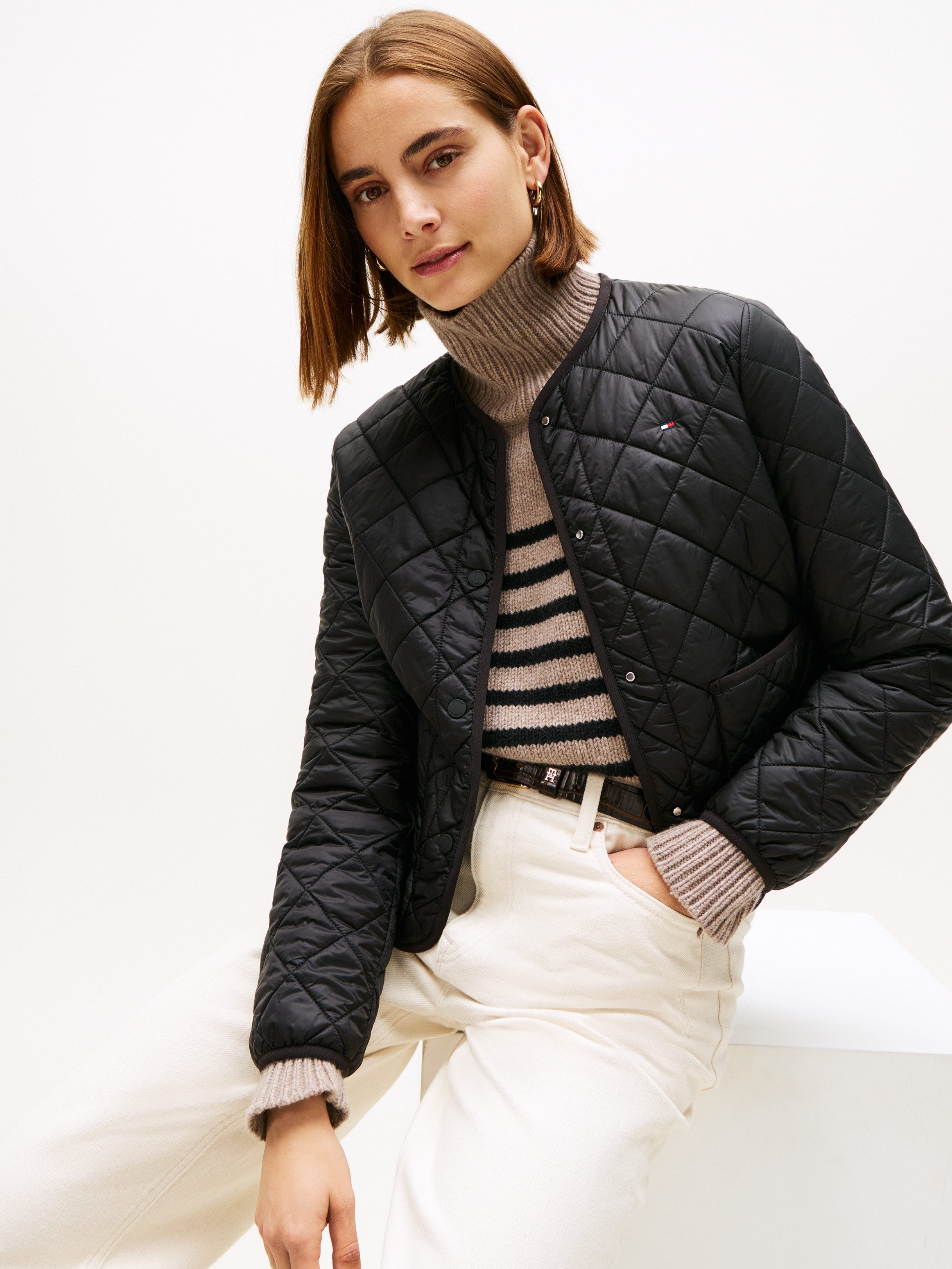 Tommy Hilfiger Gewatteerde jas LW PADDED REG QUILTED JACKET
