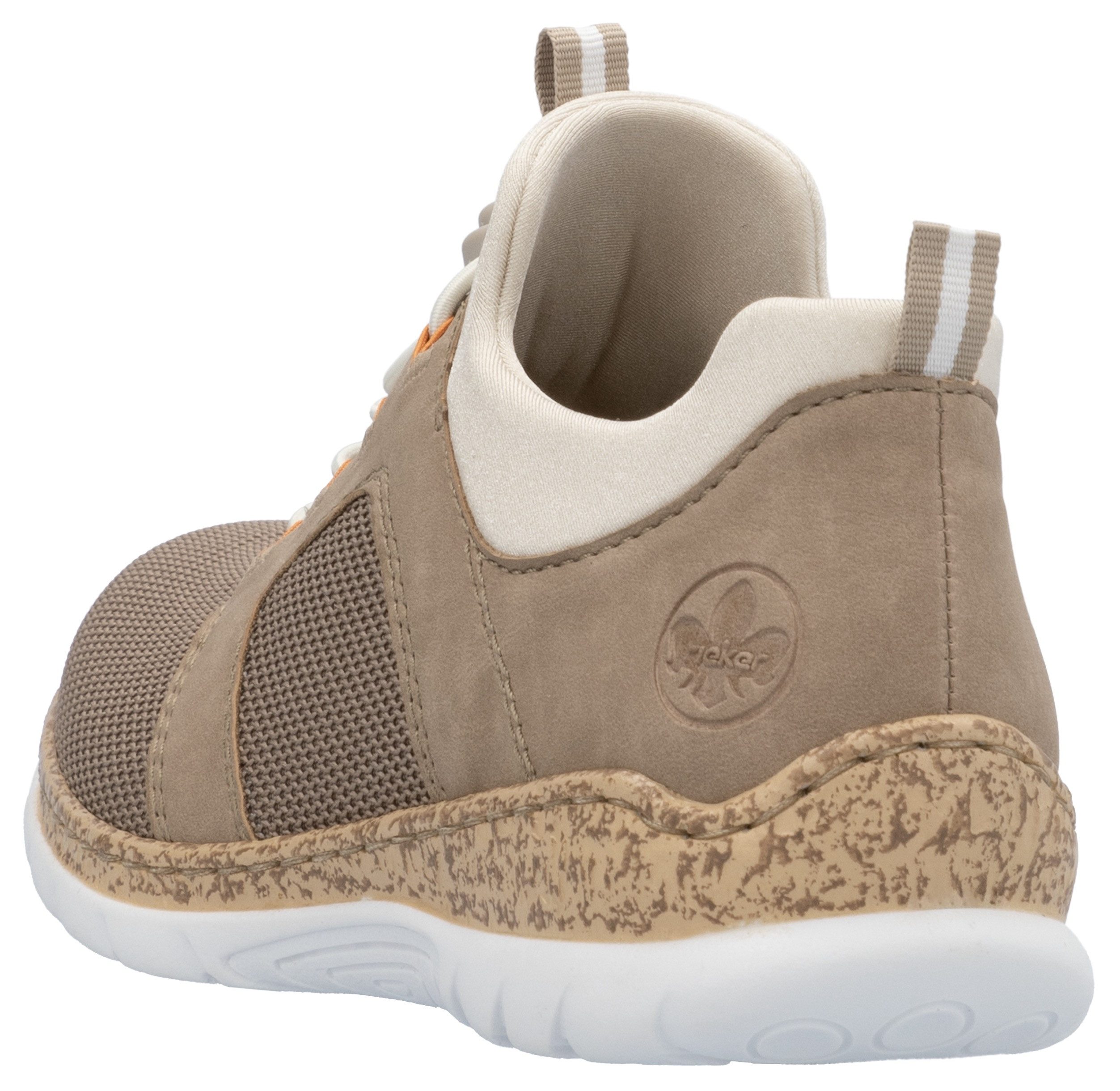 Rieker Slip-on sneakers , instapschoen, lage schoen, slipper, vrijetijdsschoen met elastische instap