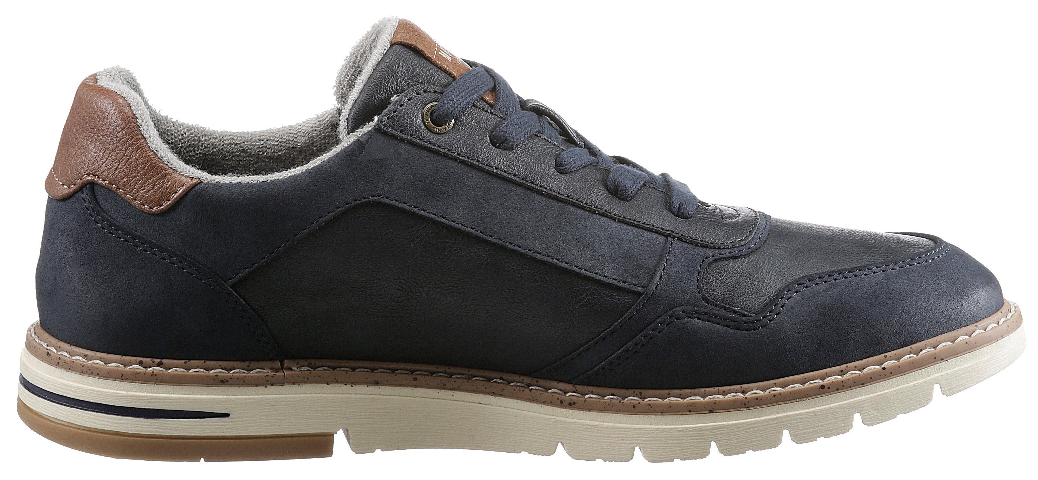 Mustang Shoes Veterschoenen met rits, vrijetijdsschoen, lage schoen, veterschoen