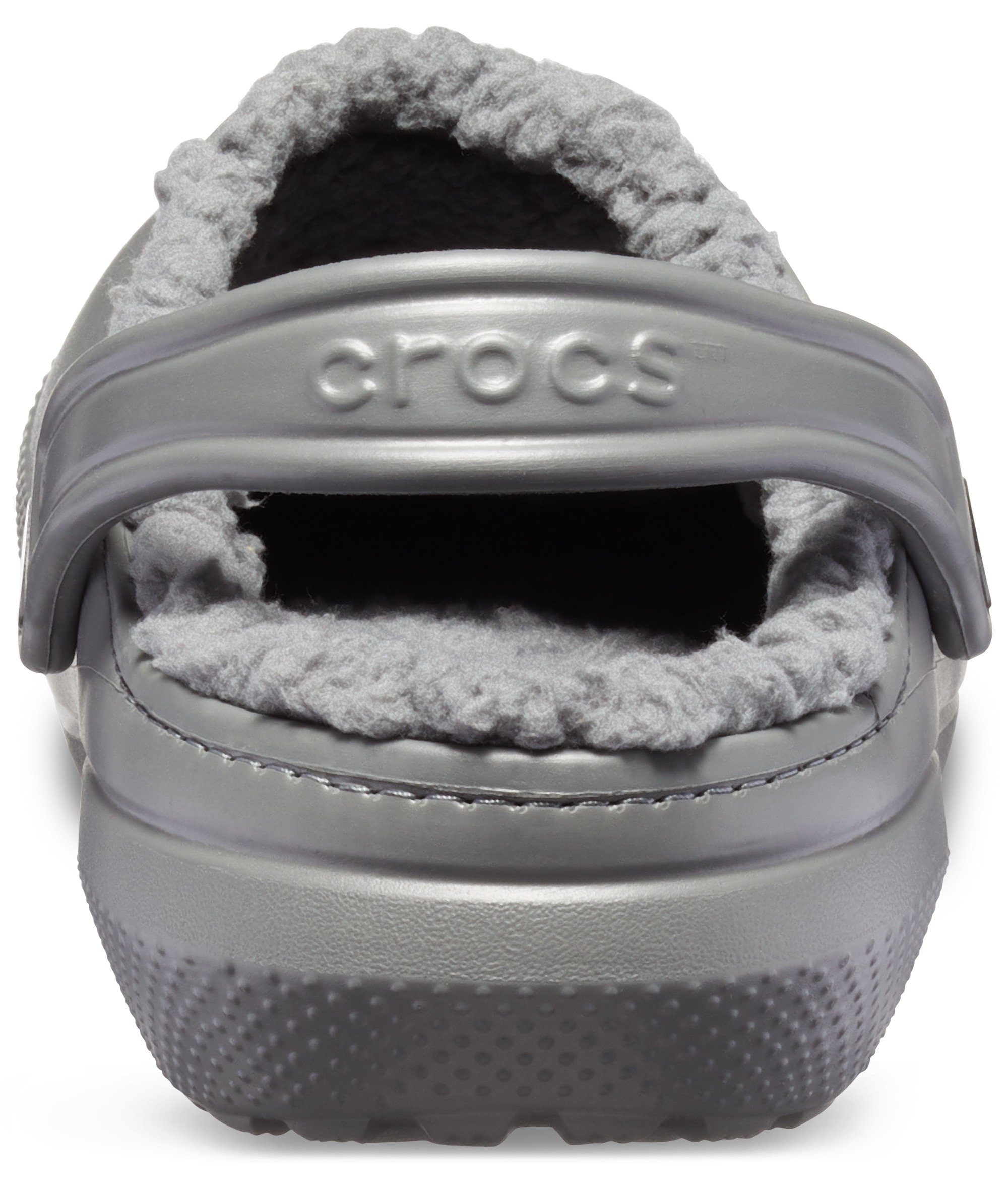 Crocs Pantoffels Classic Lined Clog , tuinschoen, slippers, klomp, met knuffelig nepleer