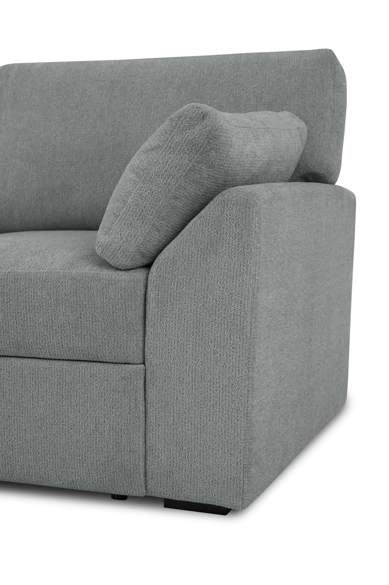 Home affaire Hoekbank Citry Breedte 242 cm, chenille, bedfunctie, bedlade, L-vorm