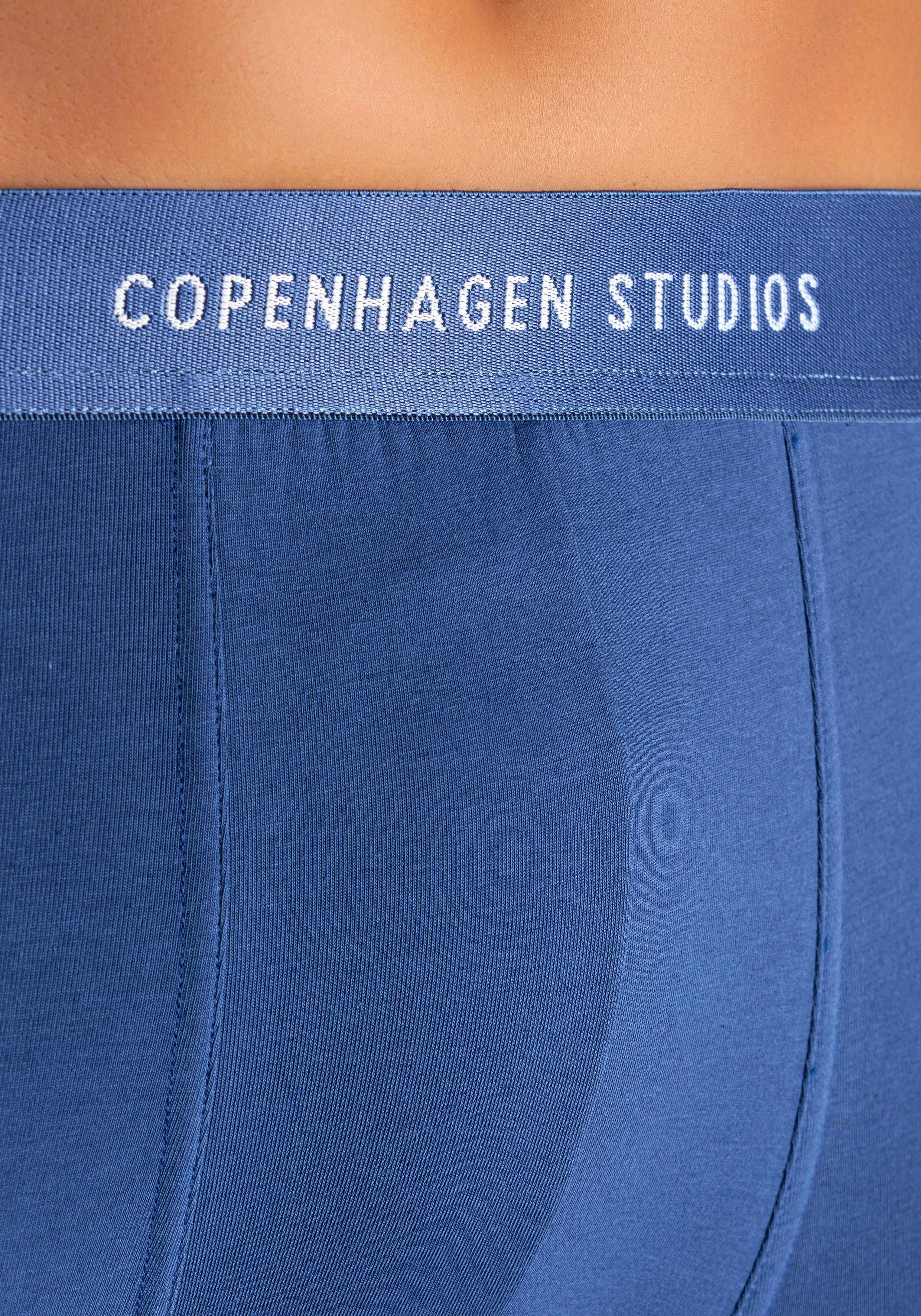 Copenhagen Studios Lange boxershort Boxershorts voor heren met langere pijpen en logo-tailleband (3 stuks)