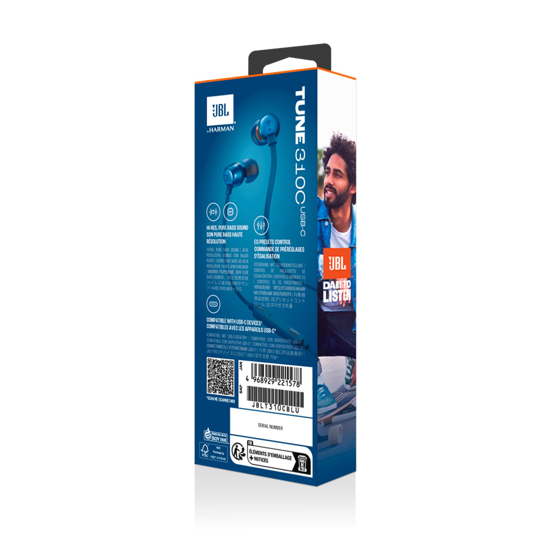 JBL In-ear koptelefoon Tune 310C