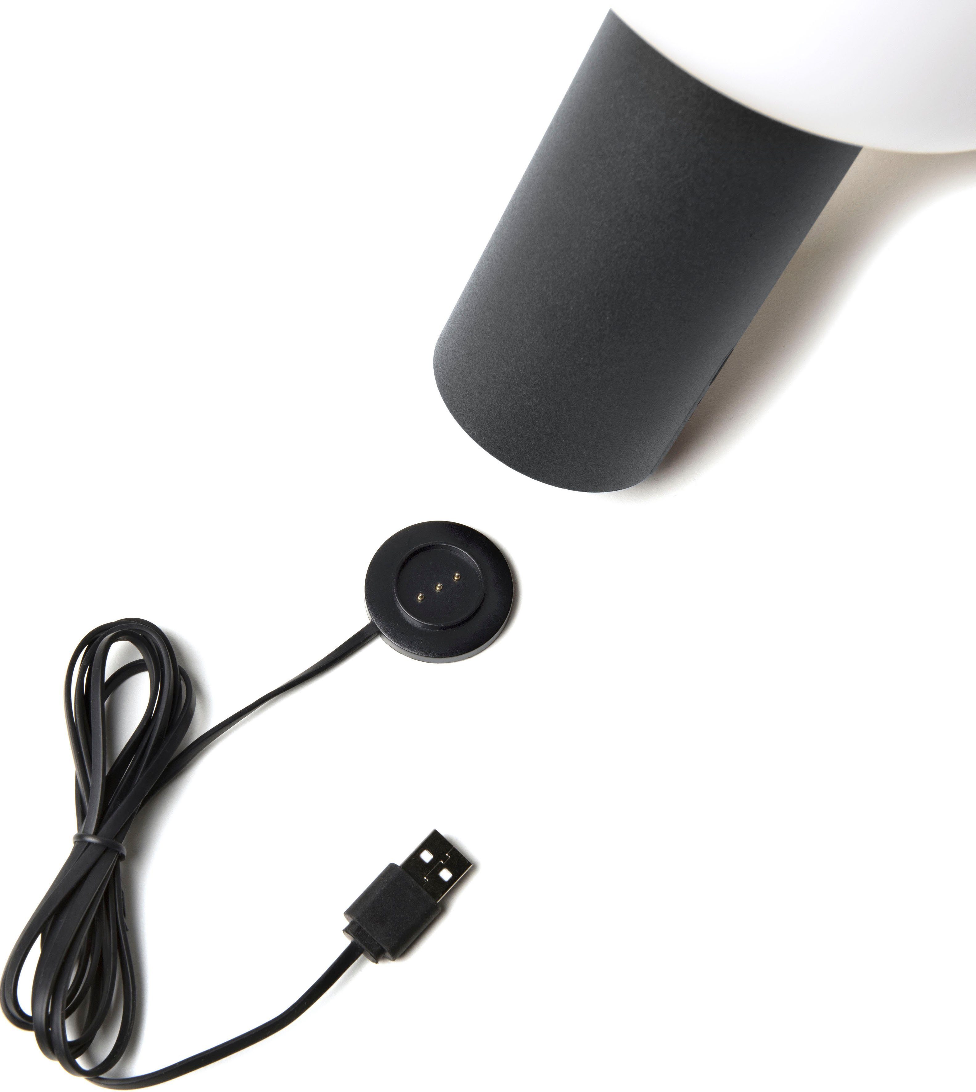 KONSTSMIDE Led-tafellamp Antibes Antibes USB-tafellamp, 2700/3000/4000K+RGB, dimbaar (2 stuks)
