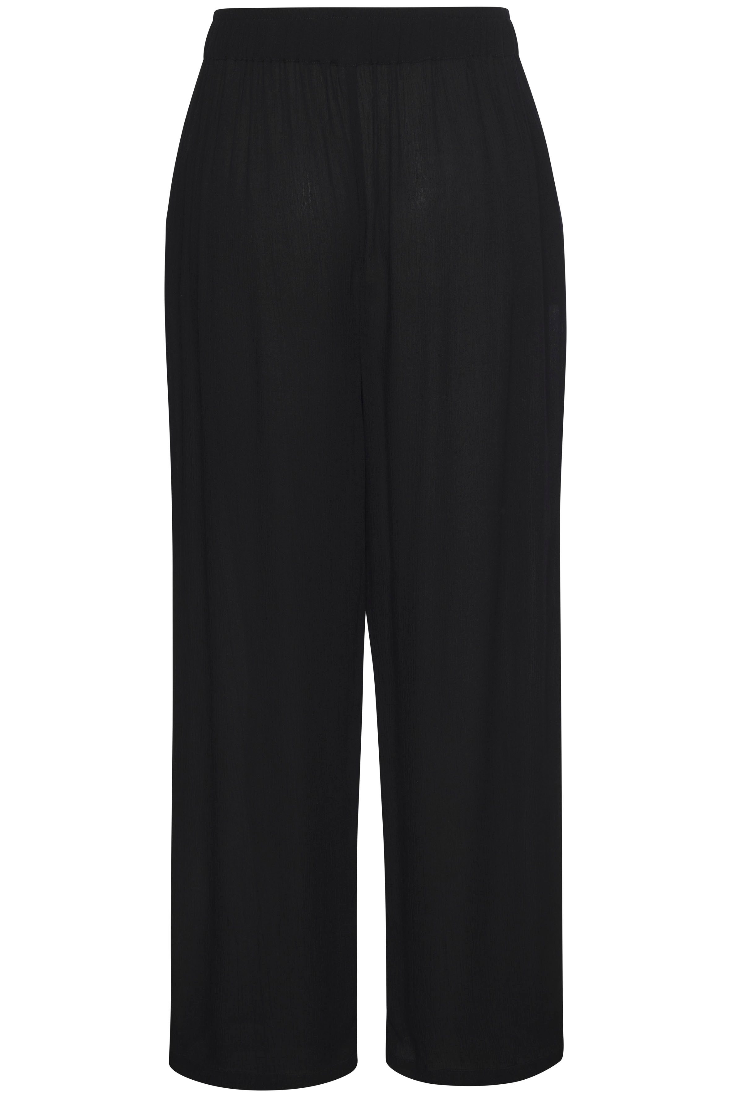 s.Oliver RED LABEL Beachwear Palazzobroek met brede elastiek en zakken, luchtige stofbroek