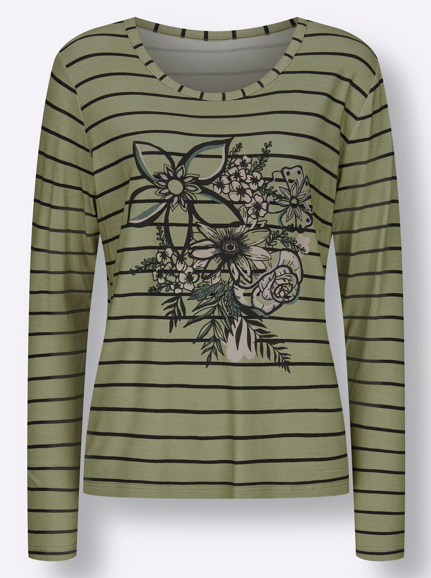 Classic Inspirationen Shirt met lange mouwen Gedessineerd shirt (1-delig)