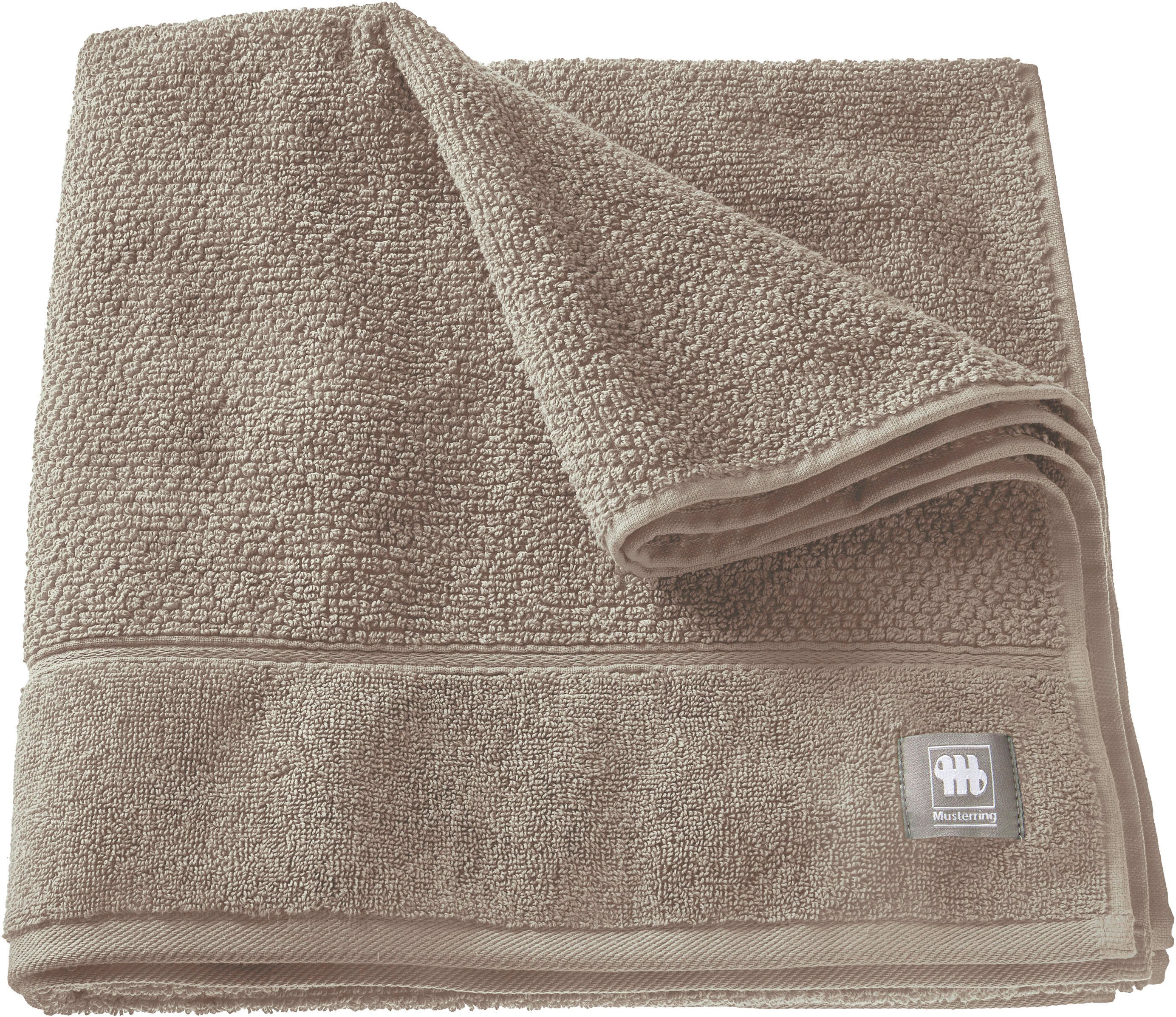 Musterring Badlaken Solid huidvriendelijke airtouch kwaliteit (1 stuk) handdoeken maat 70 cm x 140 cm grijs