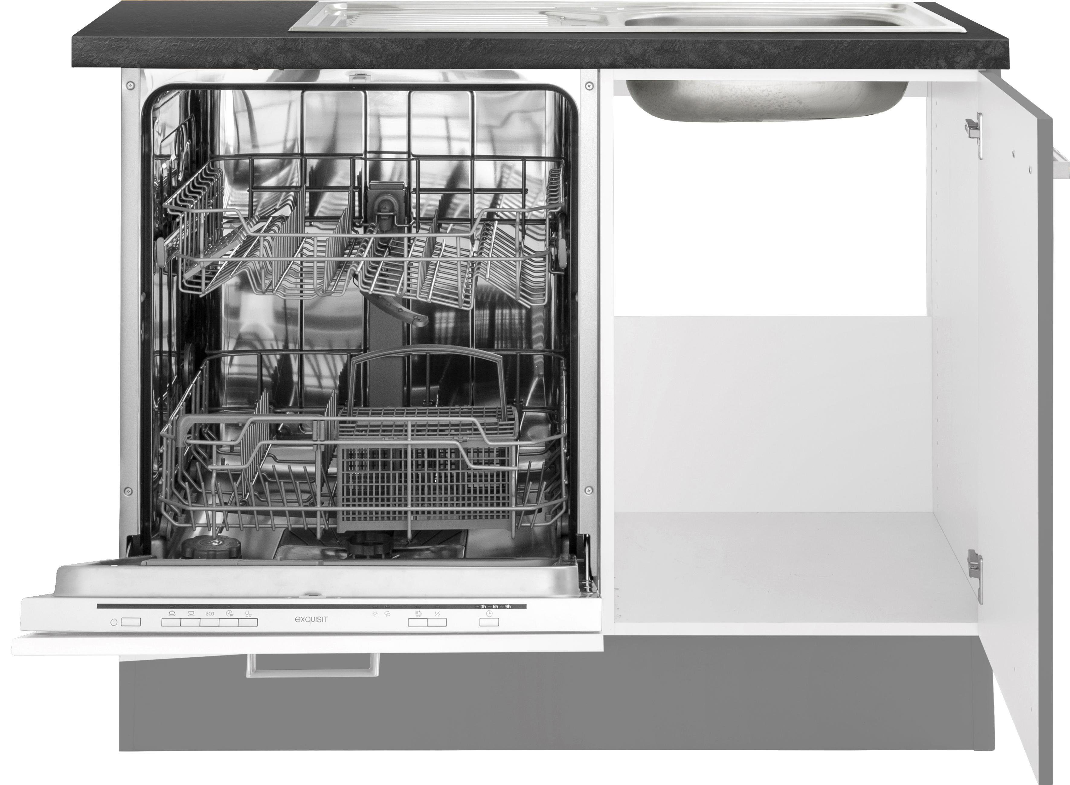 OPTIFIT Hoekkeuken Parma zonder elektrische apparaten, breedte 285 x 175 cm
