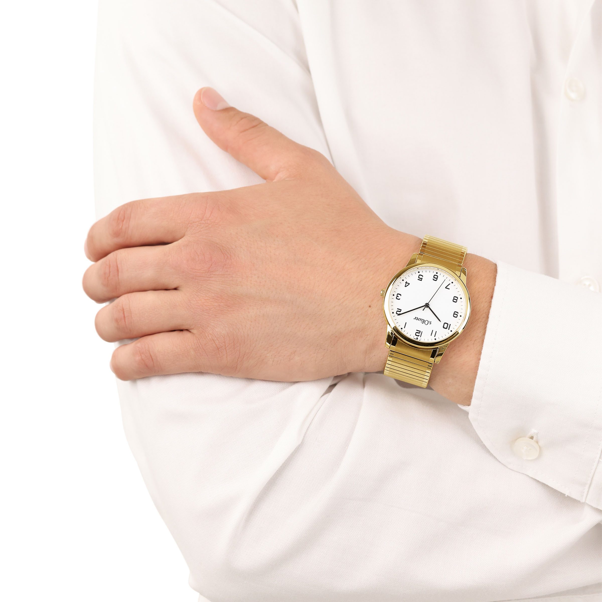 s.Oliver Kwartshorloge Horloge, dameshorloge, herenhorloge, stalen band, flexband, trekband
