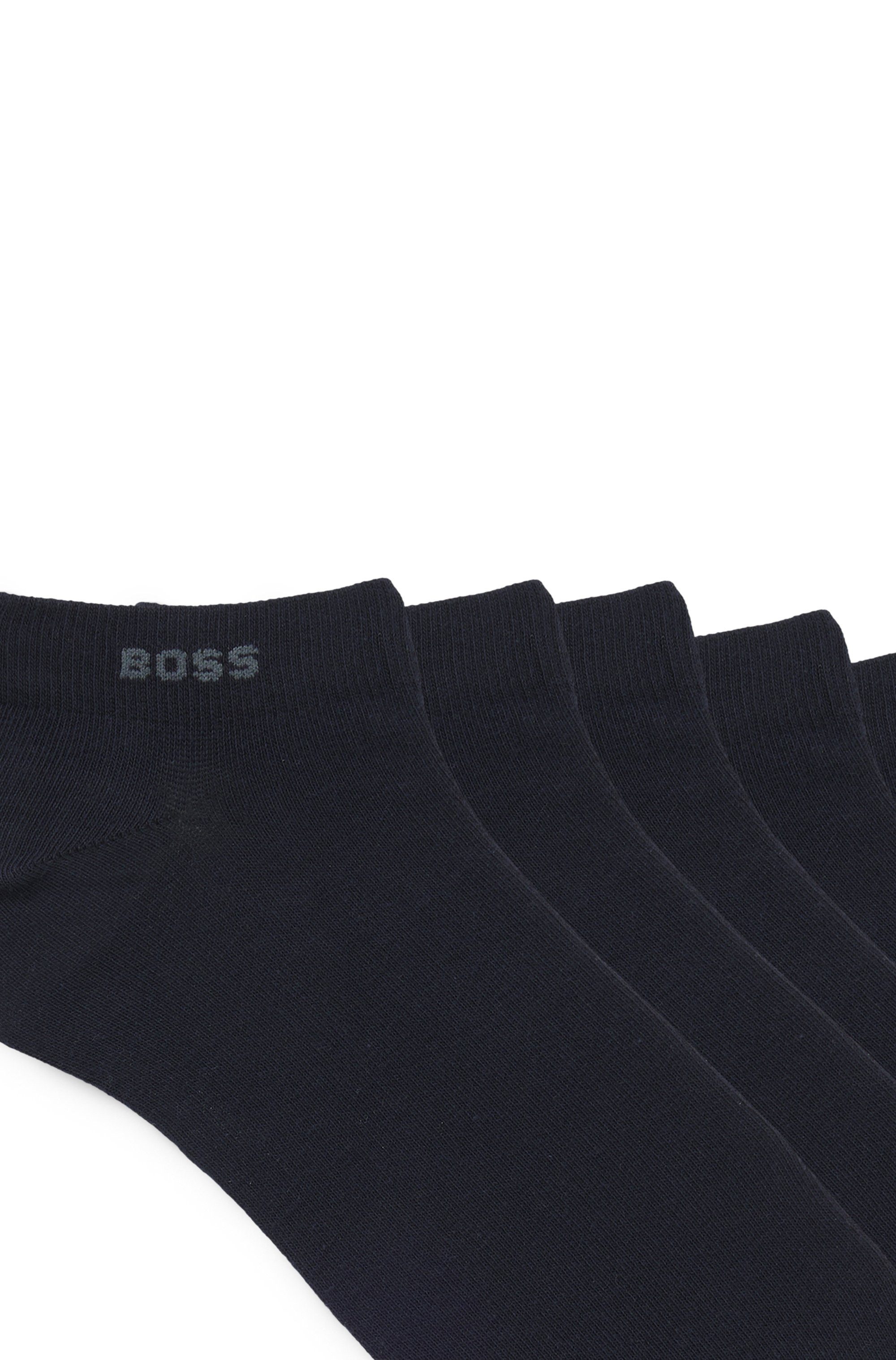 BOSS Sneakersokken 5P AS Uni CC met boss-label (set, 5 paar)