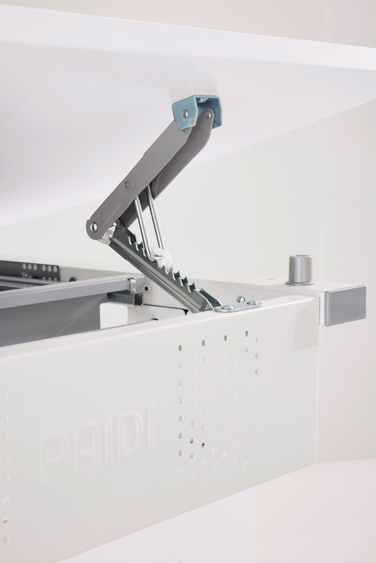 PAIDI Kinderwelten Kinderbureau DIEGO CURVED GT, leerlingbureau, ergonomisch, meegroeiend stappenloos in hoogte verstelbaar, gedeeld tafelblad kantelbaar