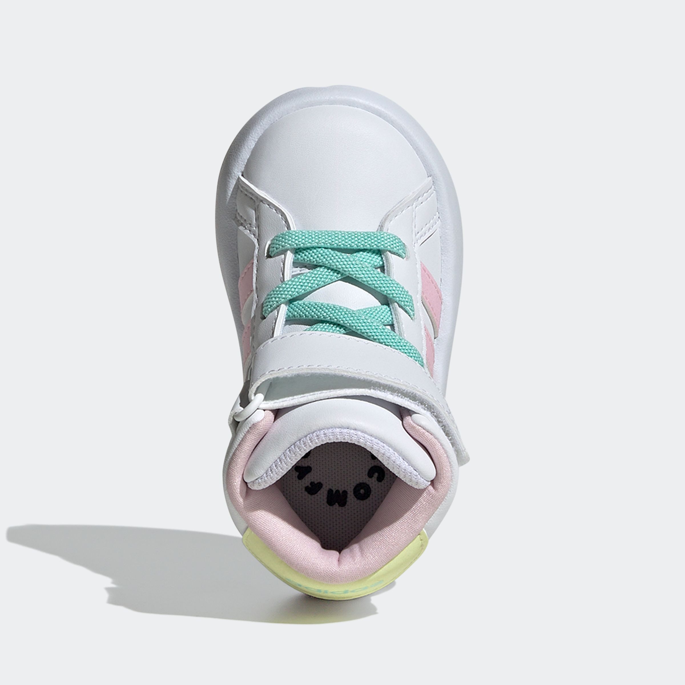 adidas Sportswear Sneakers GRAND COURT MID KIDS Design geïnspireerd op de adidas Superstar, voor kinderen