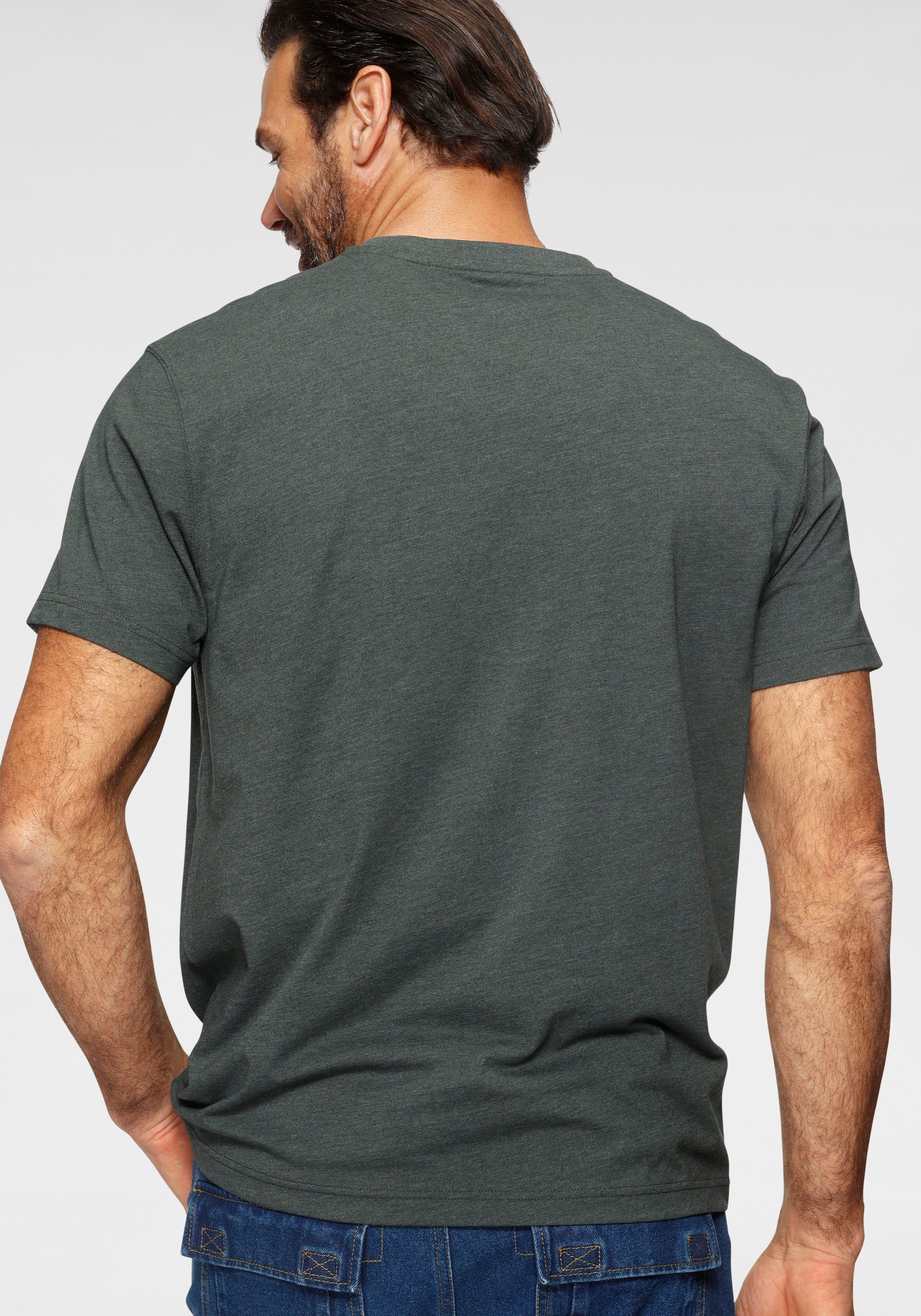 Arizona T-shirt Korte mouwen, gemêleerde look, ronde hals, van single jersey