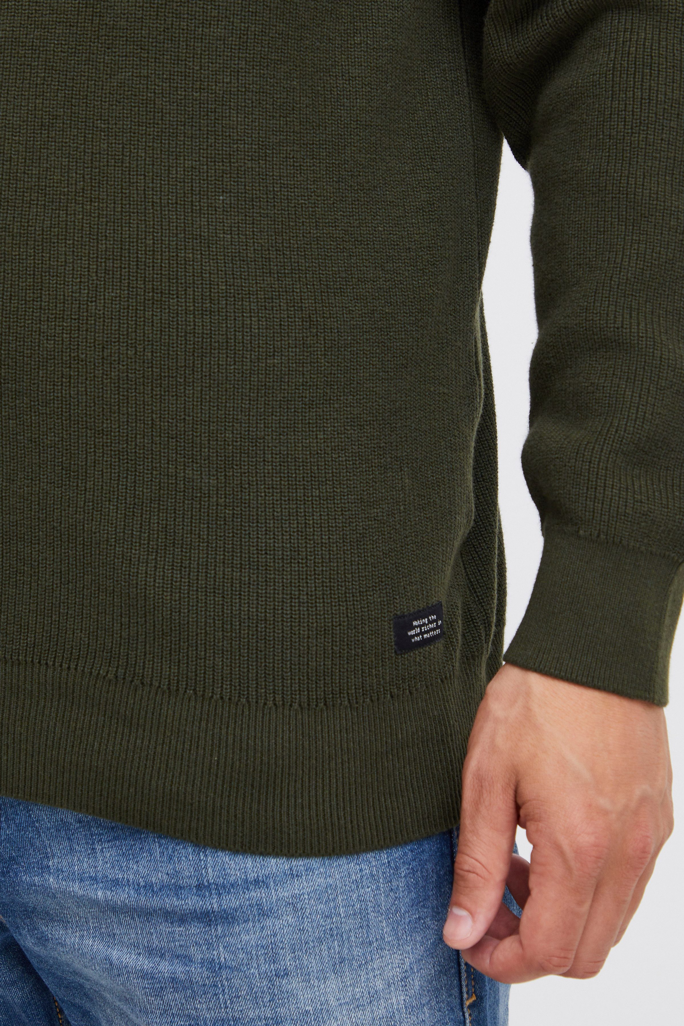 Blend Trui met staande kraag BHCodford zipthrough