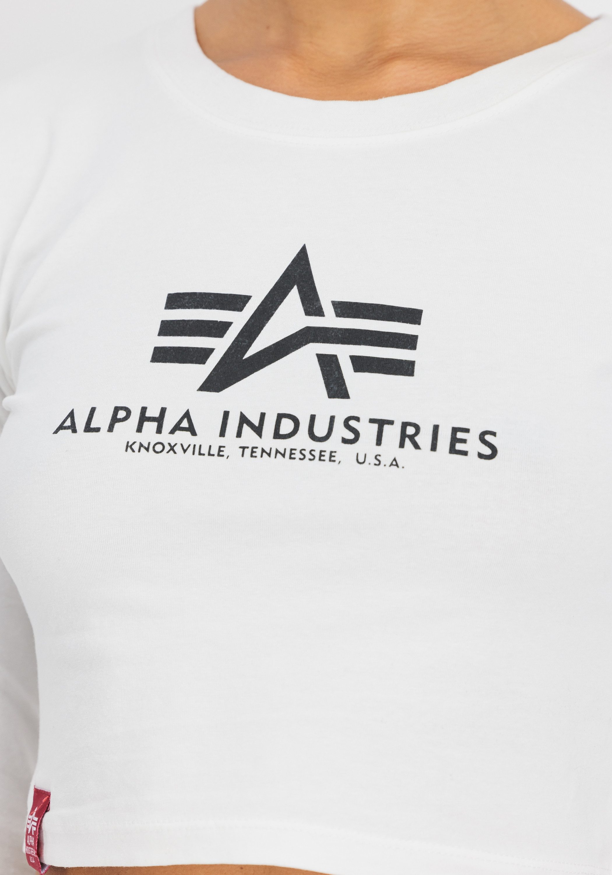 Alpha Industries Sweater Alpha Industries Women - Longsleeves Basic Cropped Longsleeve W