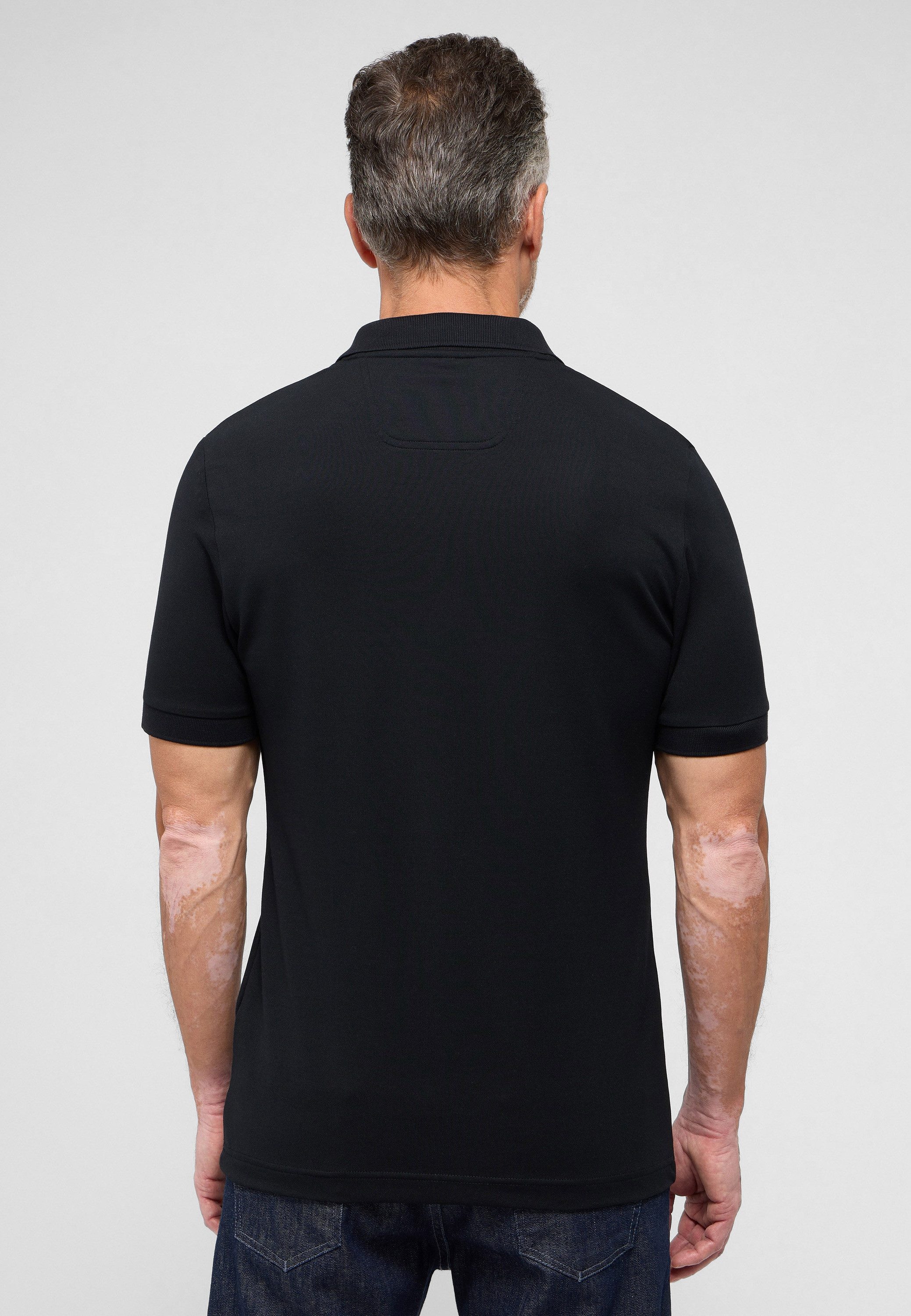 Eterna Overhemd met korte mouwen Slim fit EASY IRON (gemakkelijk te strijken)