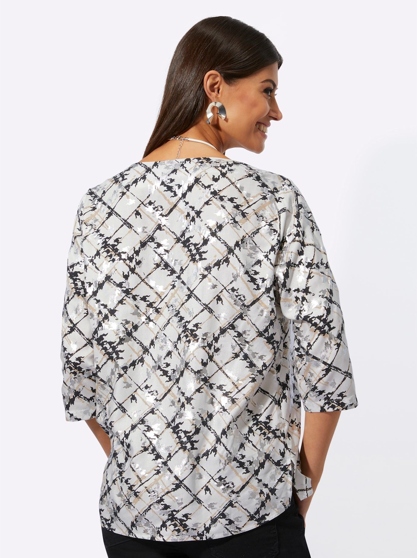 Creation L Gedessineerde blouse