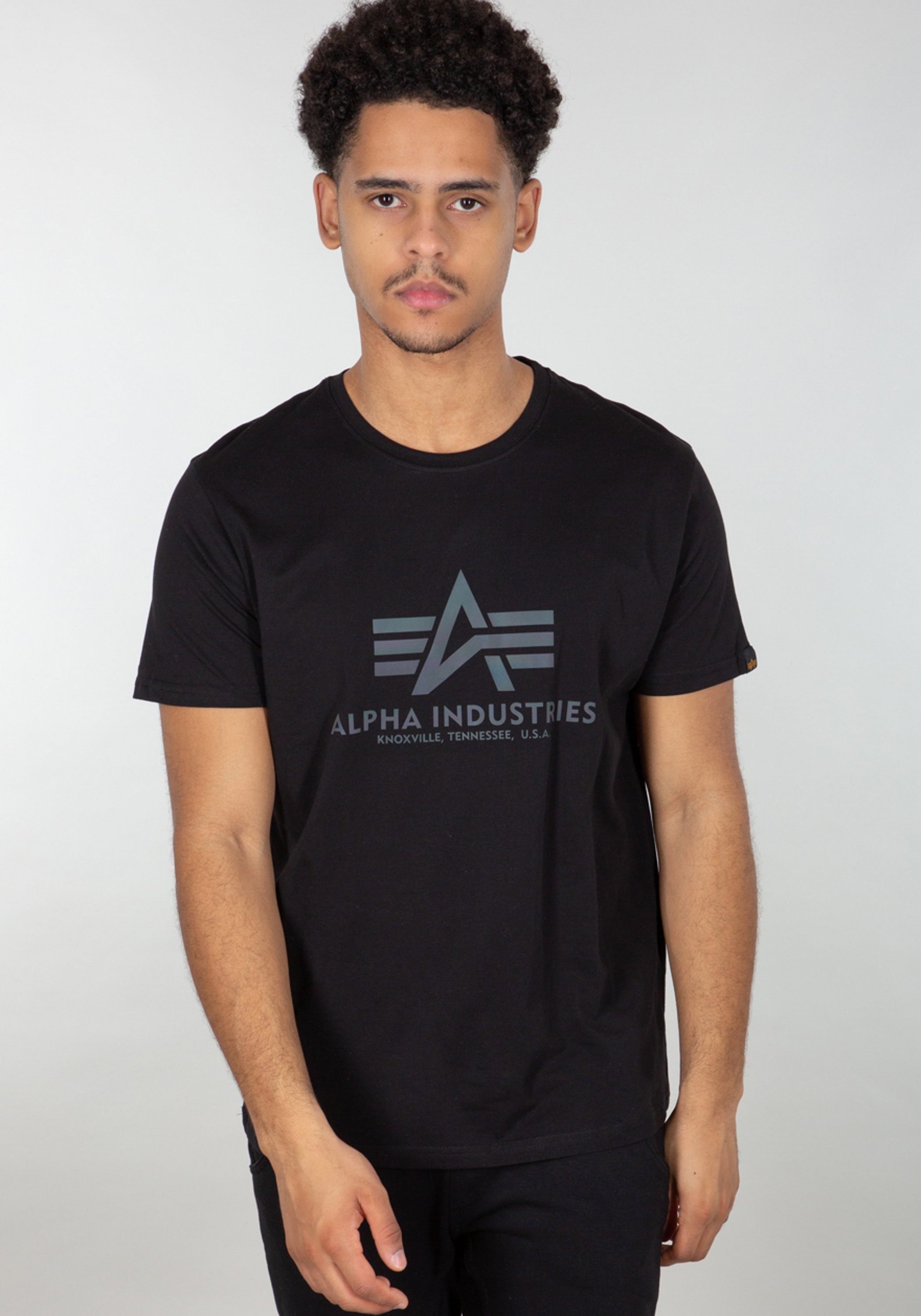 Alpha Industries T-shirt Alpha Industries Men - T-Shirts Basic T Rainbow Reflective