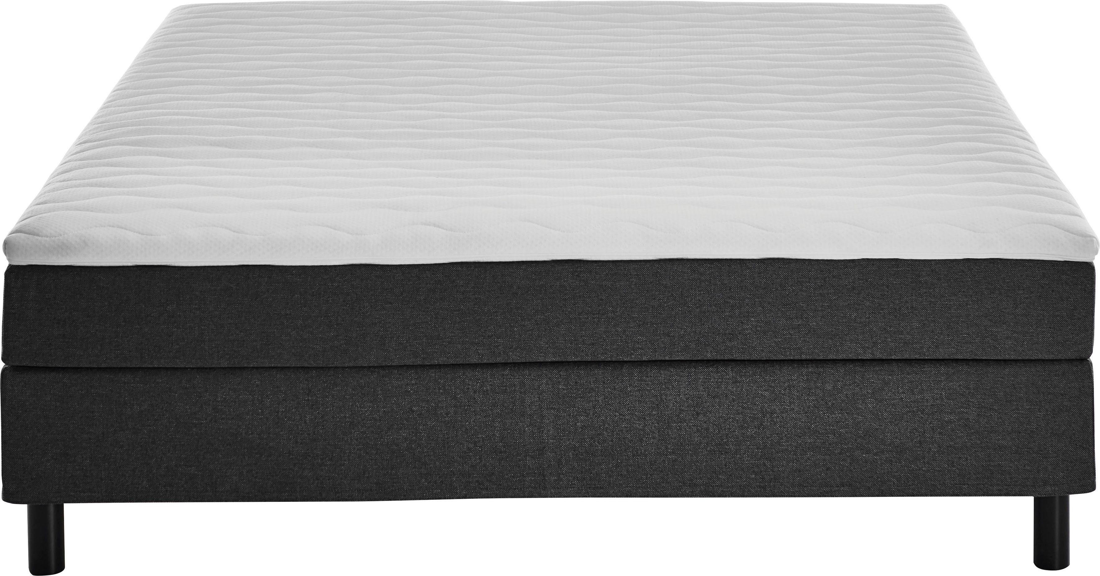 ATLANTIC home collection Boxspring Happy zonder hoofdbord, met topmatras, naar keuze met of zonder beddengoed