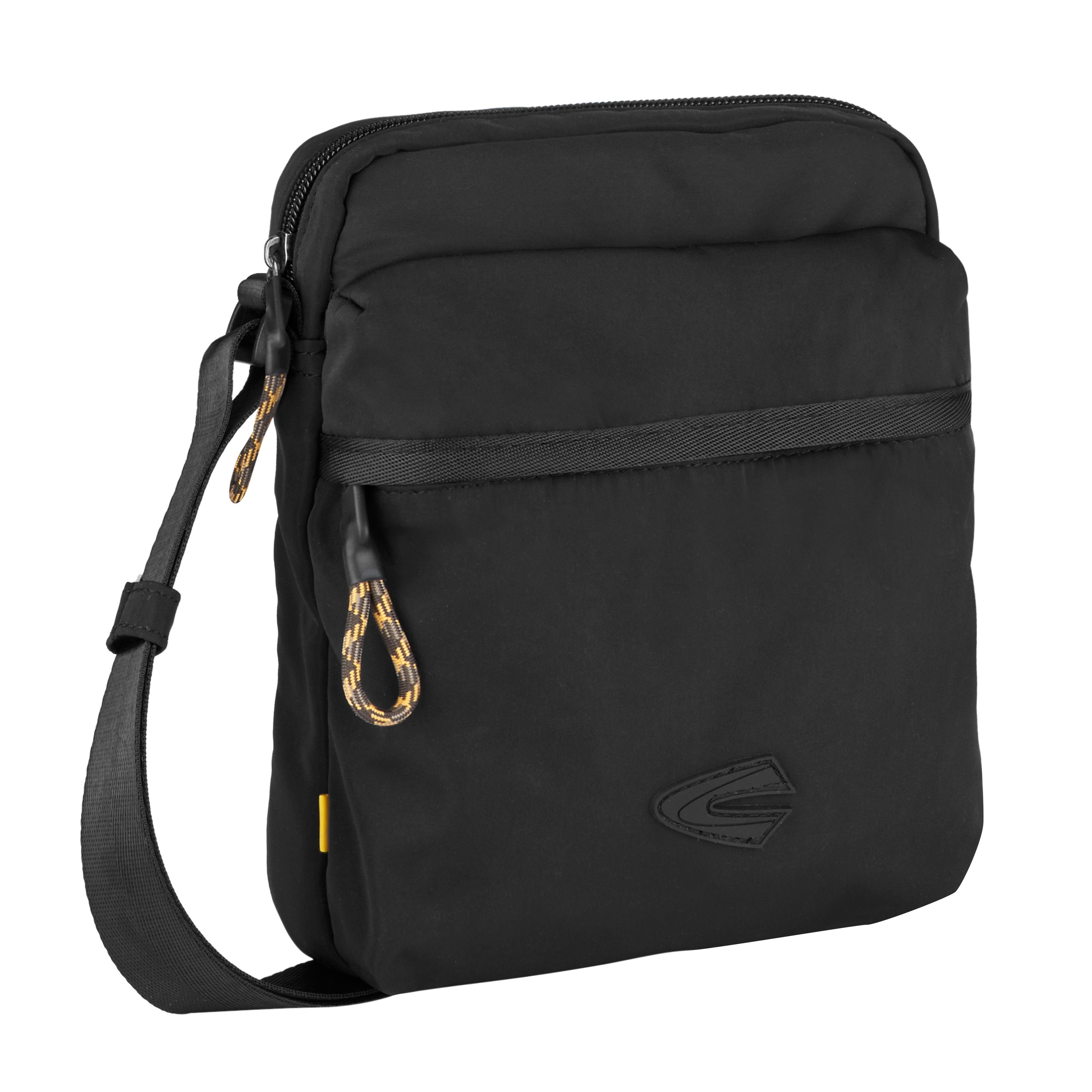 Camel active Schoudertas Terra van gerecycled nylon en volumineus aangebrachte zakken
