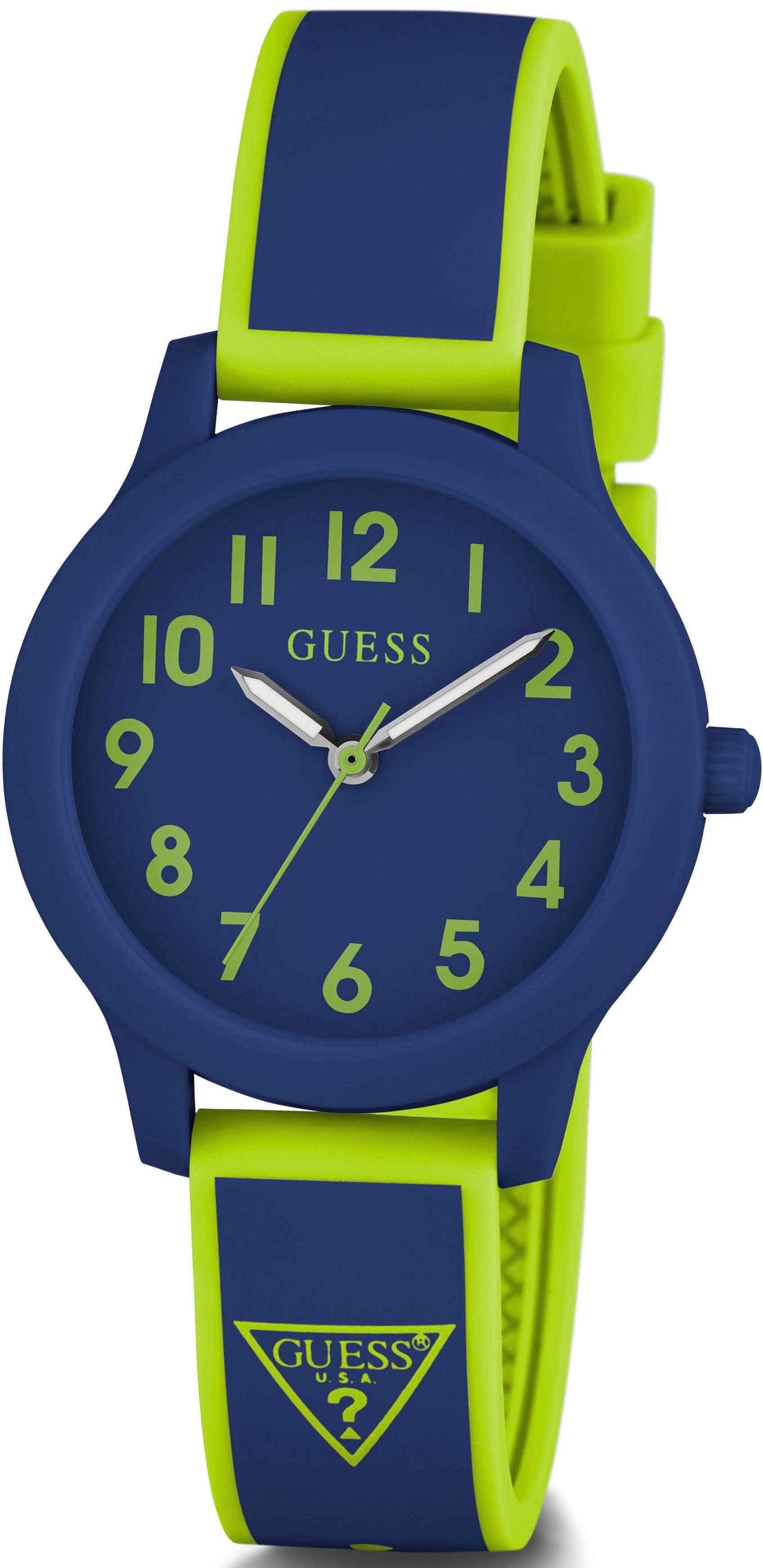 Guess Kwartshorloge JESSE, GK0002G1 Armbanduhr, kinderhorloge, meisjeshorloge, jongenshorloge, cadeau-idee, siliconen band