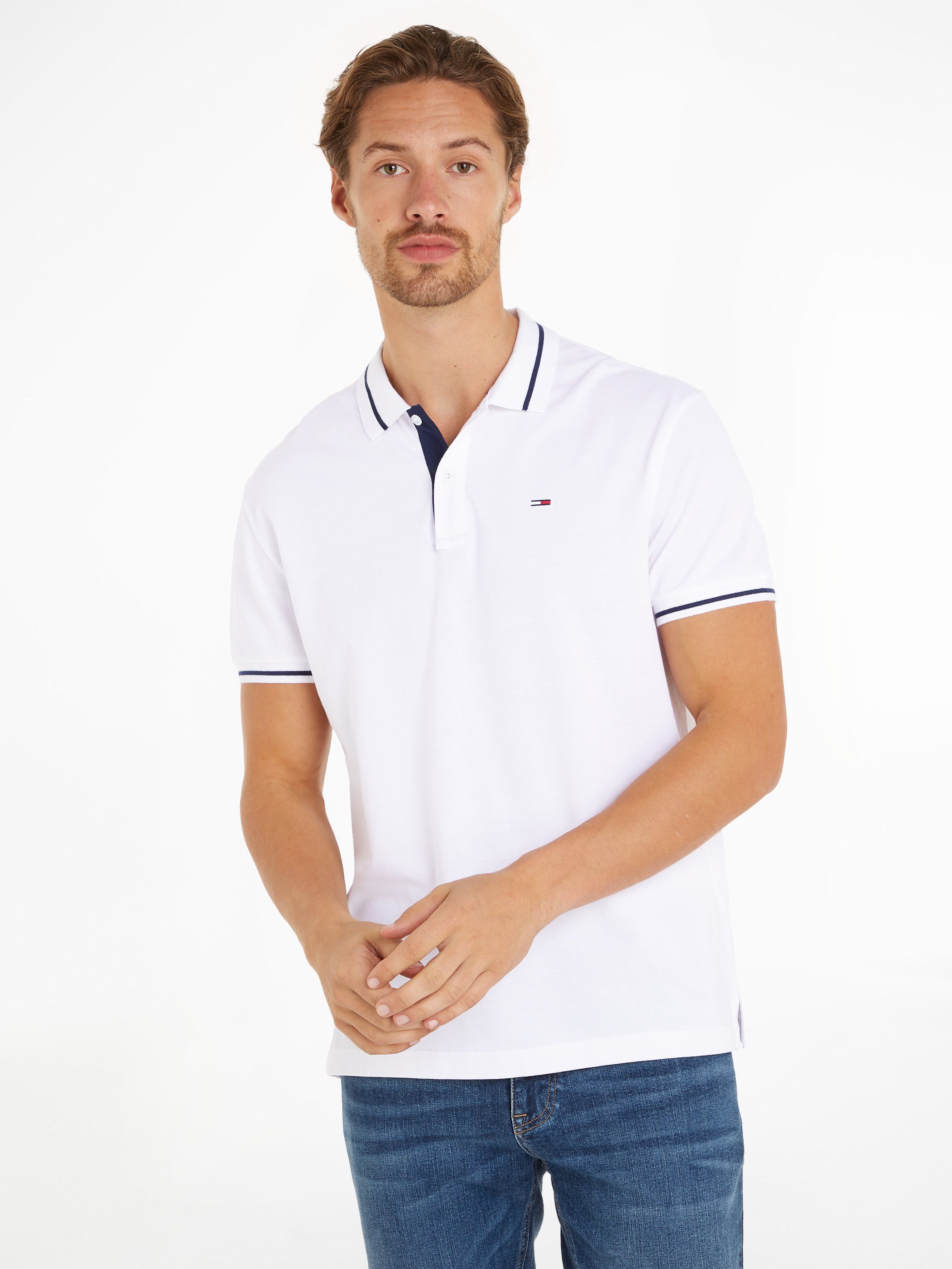 TOMMY JEANS Poloshirt TJM REG TIPPING POLO
