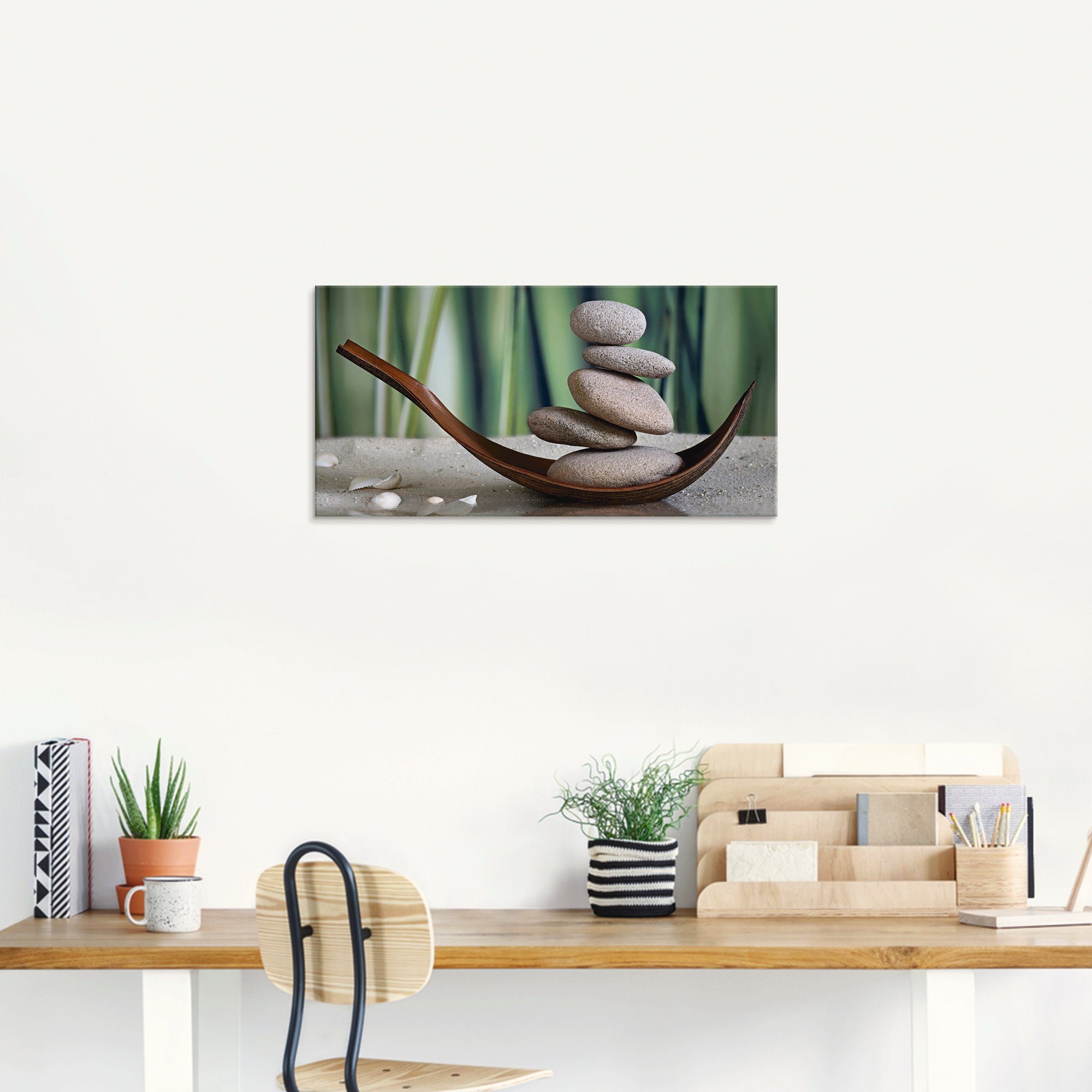 Artland Print op glas Evenwicht in verschillende maten
