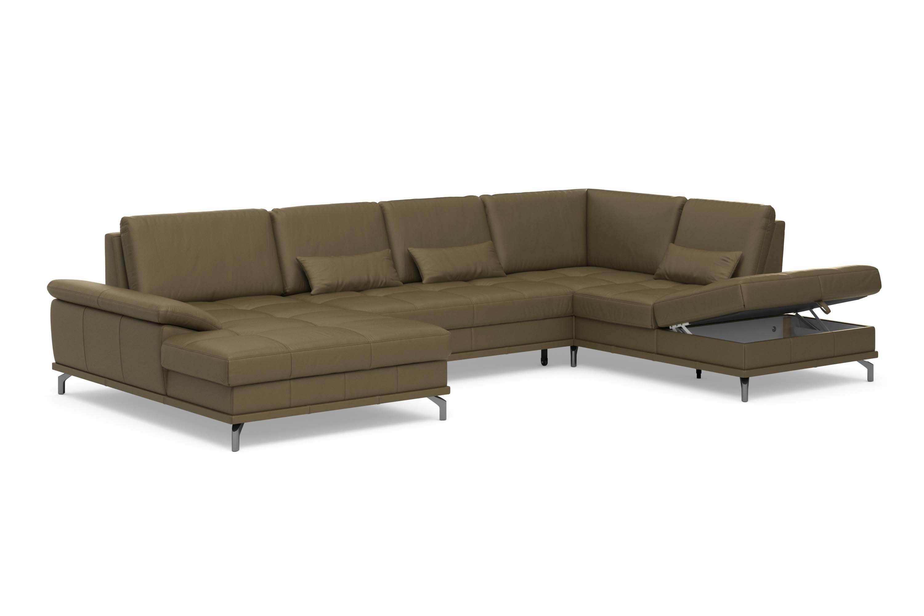 Places of Style Zithoek Costello U-vorm, met zitdiepteverstelling, armleuningverstelling en