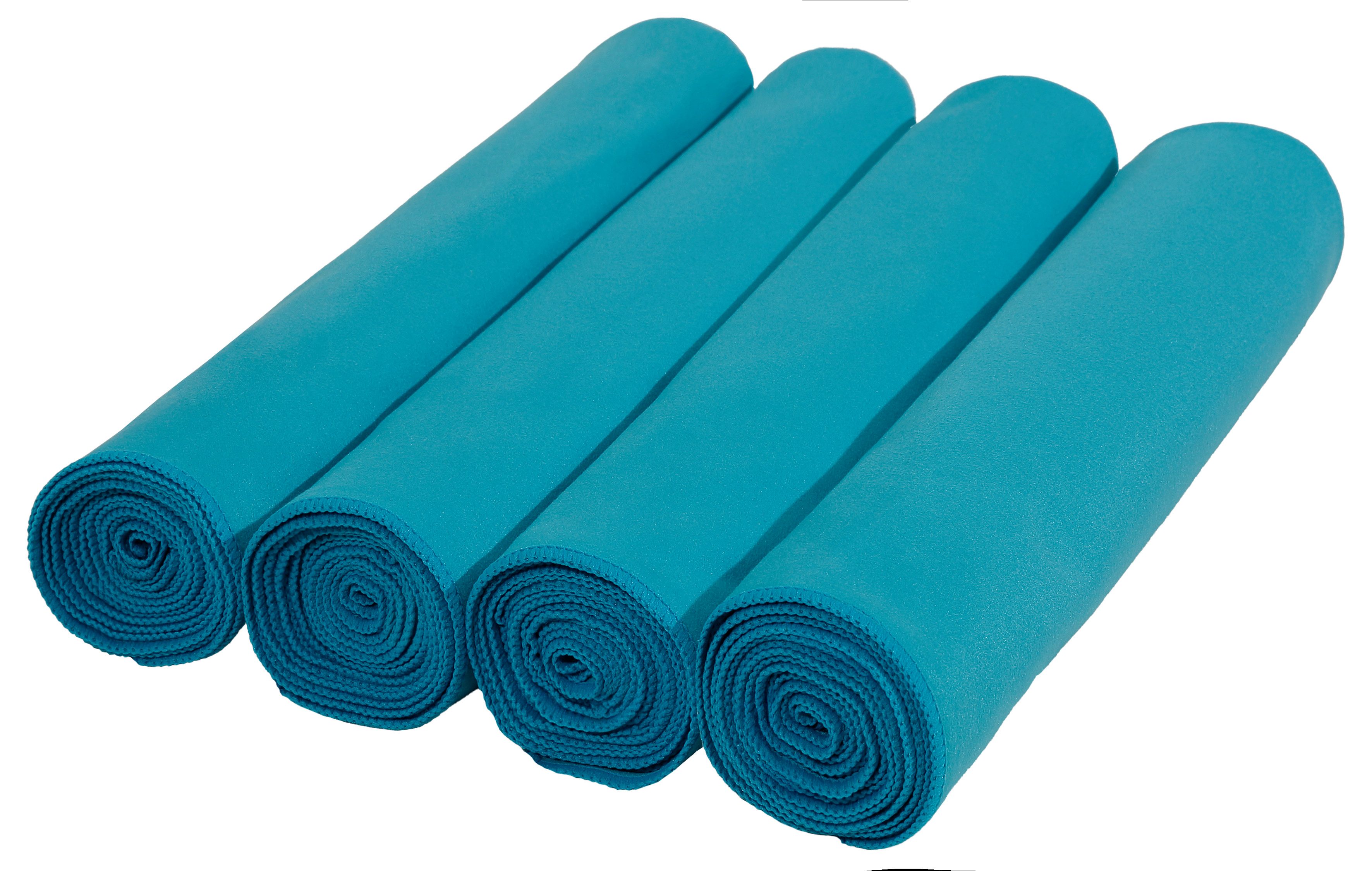 my home Reishanddoek Xavi, 4 x 70x140cm ideaal als sporthanddoek, reis handdoek als serie en set, zeer licht, compact, sneldrogend, microvezel (4 stuks)