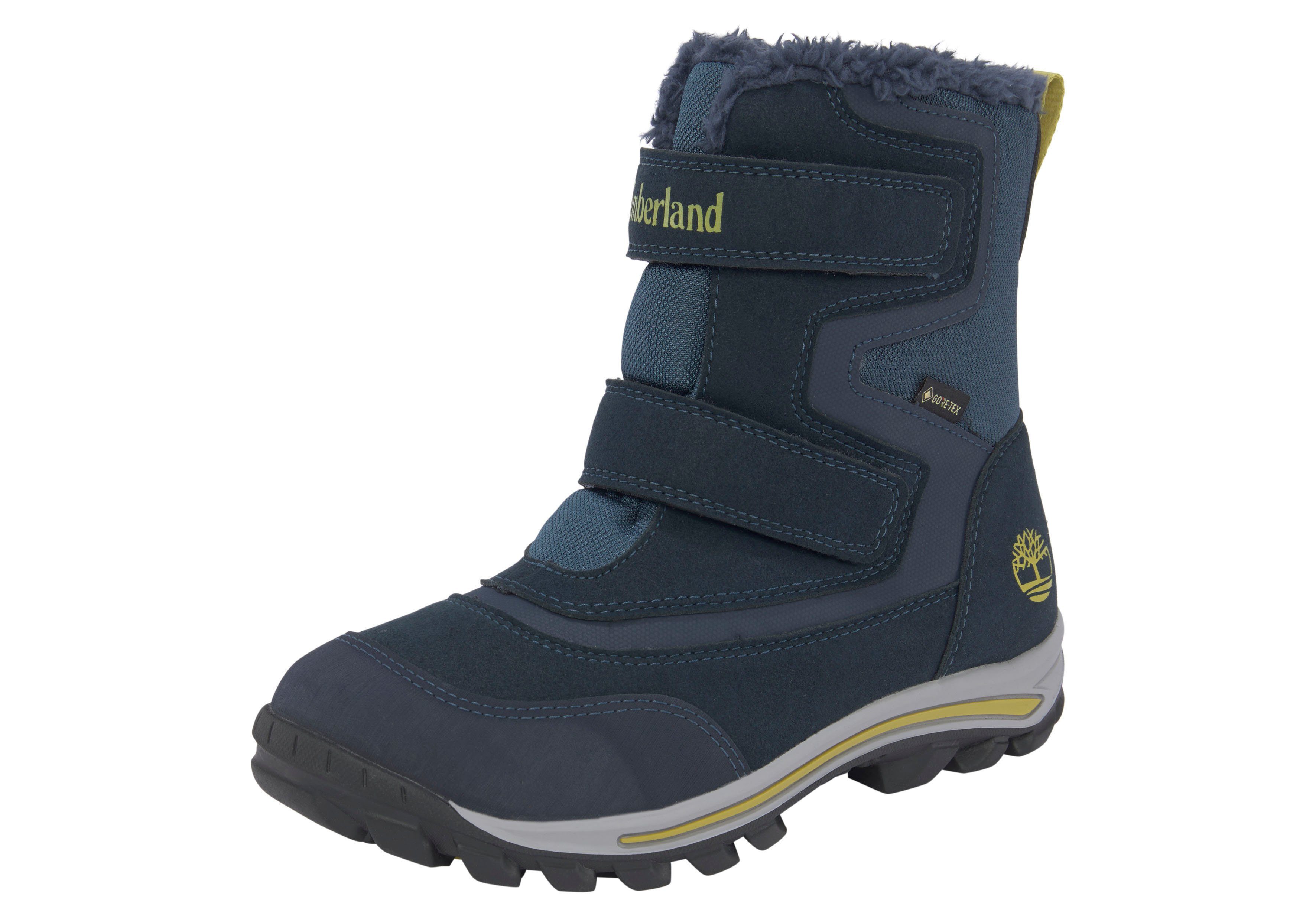 Timberland Winterlaarzen Chillberg 2-Strap GORE-TEX voor kinderen, gevoerd. waterdicht met klittenbandsluitingen