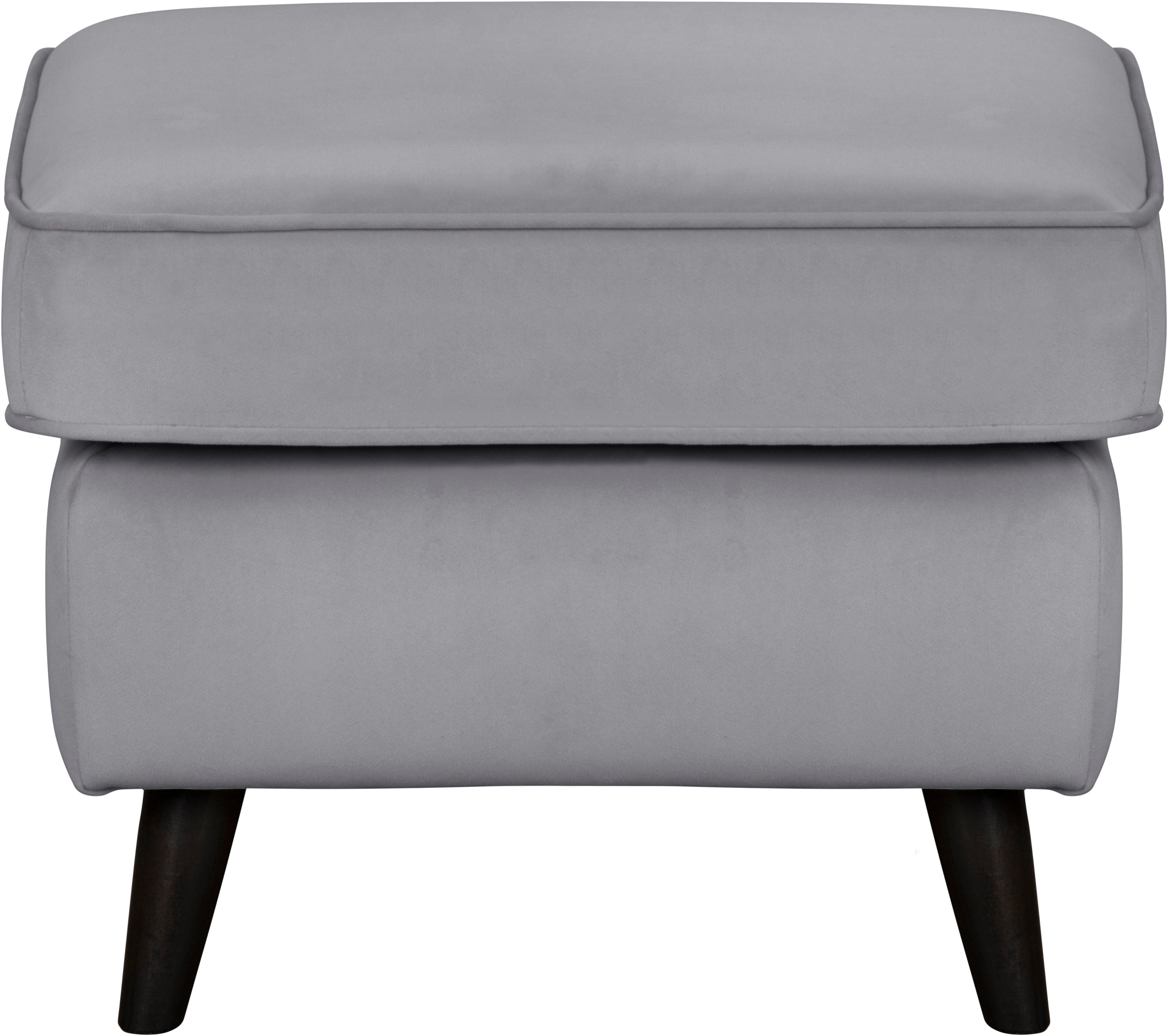 Home affaire Hocker Poef CHISTELLE, ook in bouclé met golfondersteuning, afmetingen: bxdxh: 57x57x46 cm