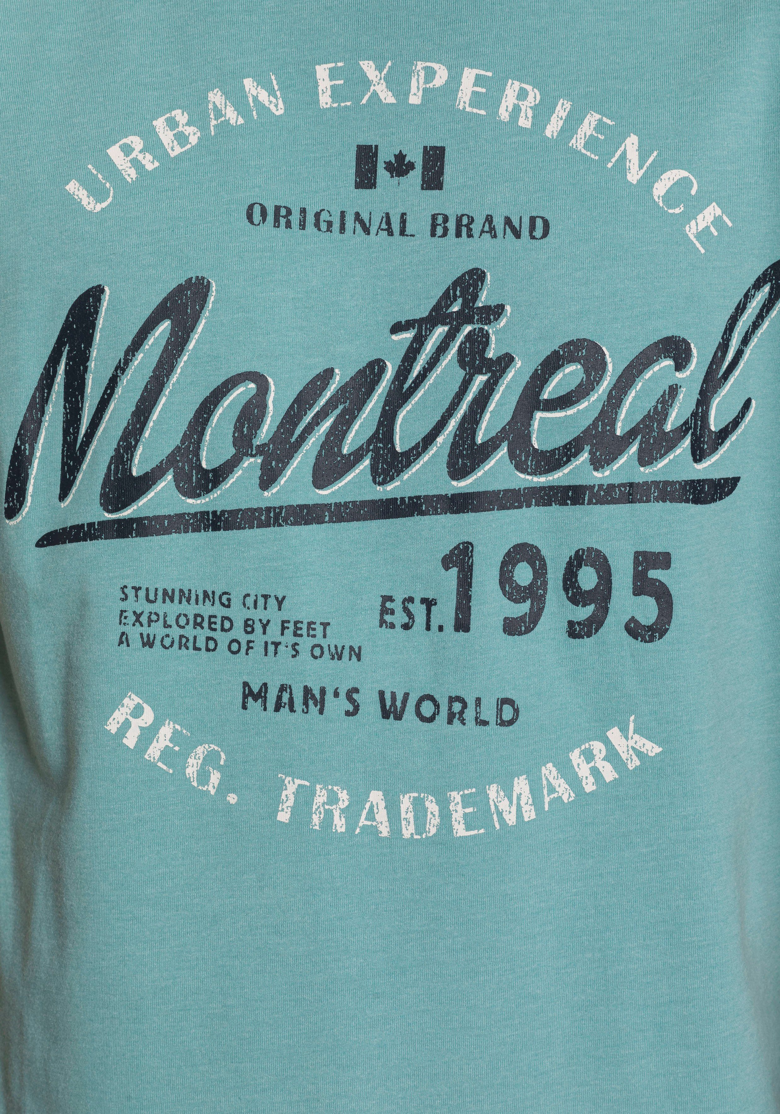 Man's World T-shirt Korte mouwen, casual pasvorm, van katoenmix, onderhoudsvriendelijk