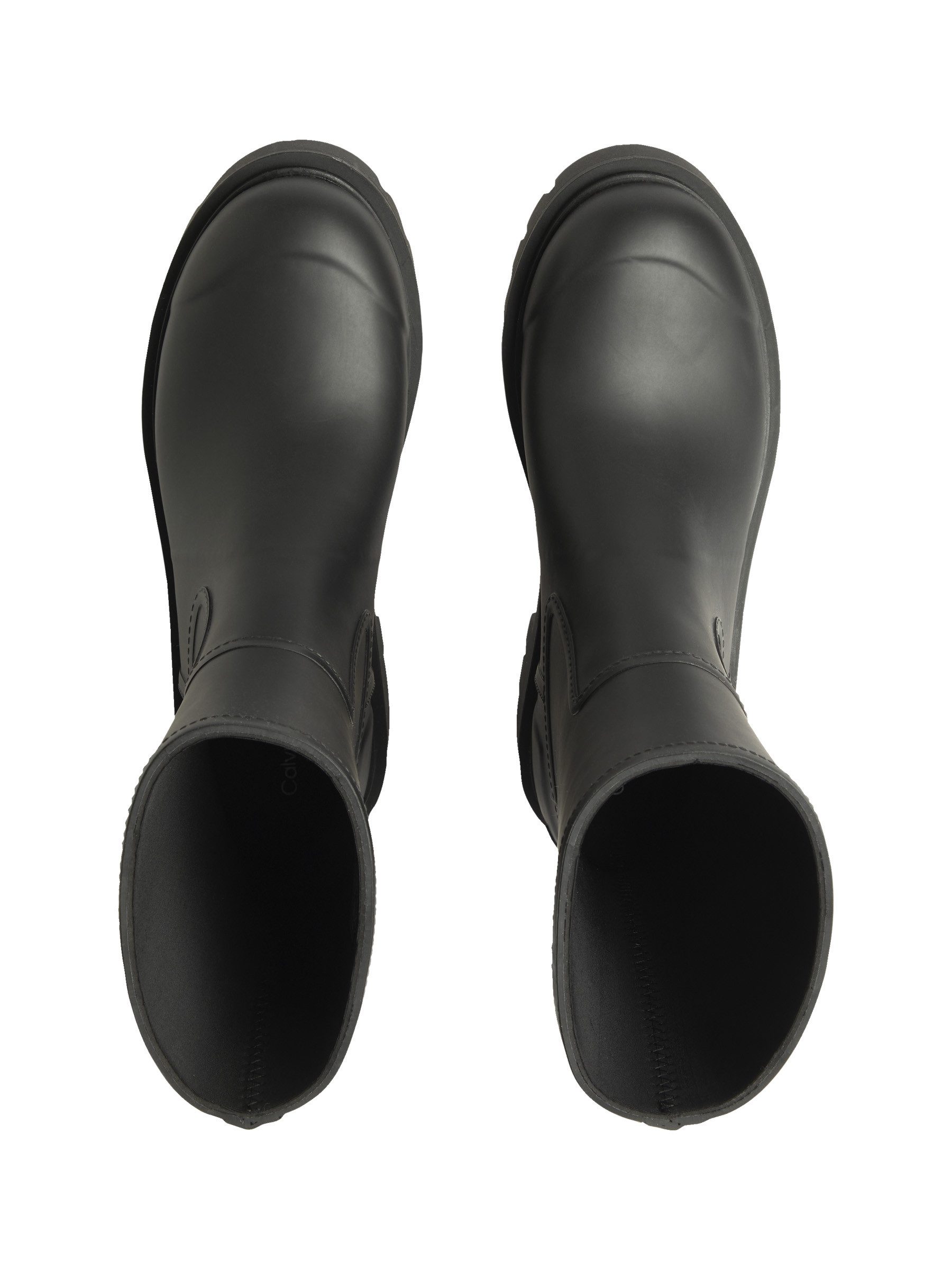 Calvin Klein Rubberlaarsjes MID RAINBOOT RUBBER Regenlaarzen, enkellaarsjes, met logo-belettering