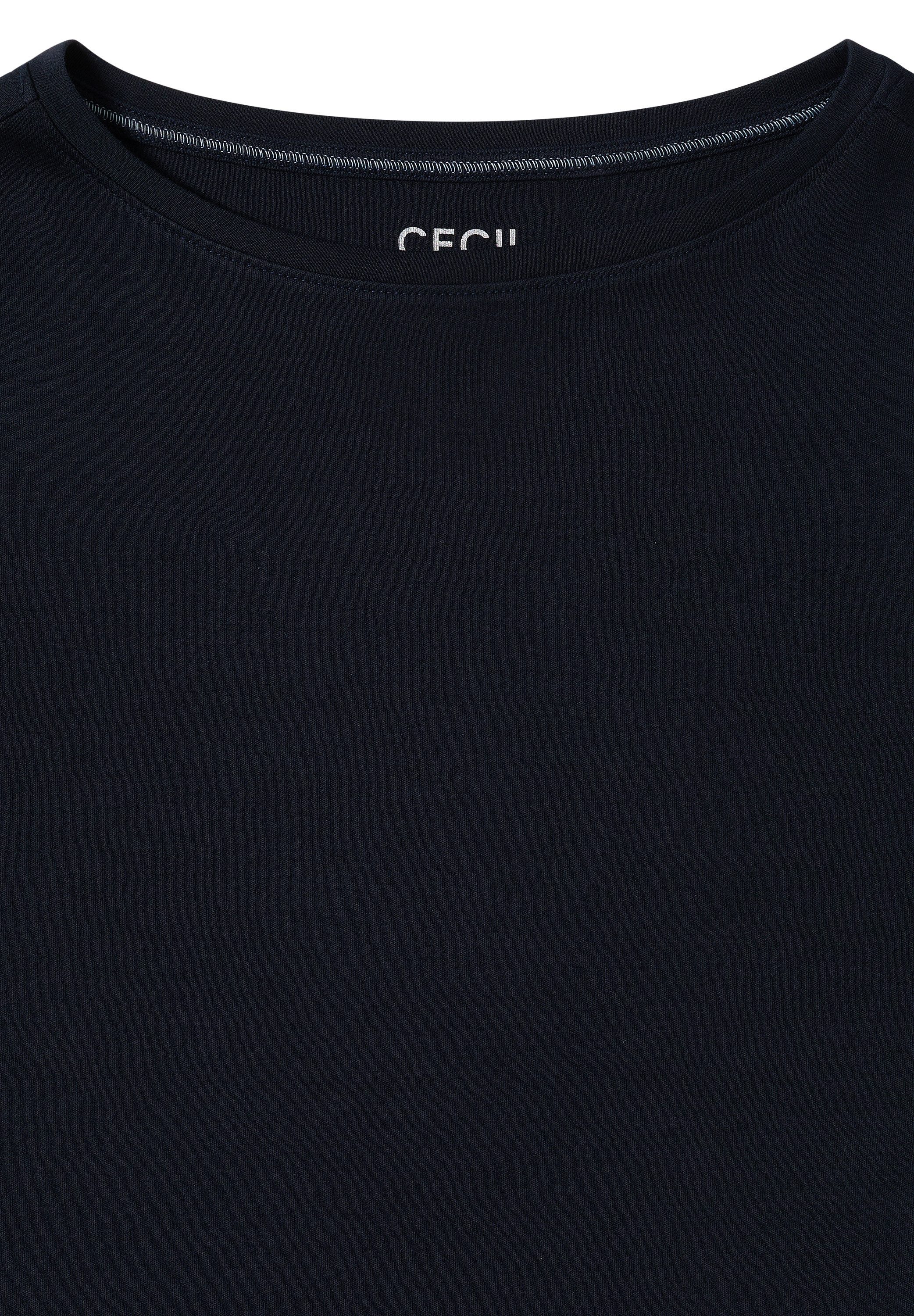 Cecil Shirt met 3/4 mouwen met boothals